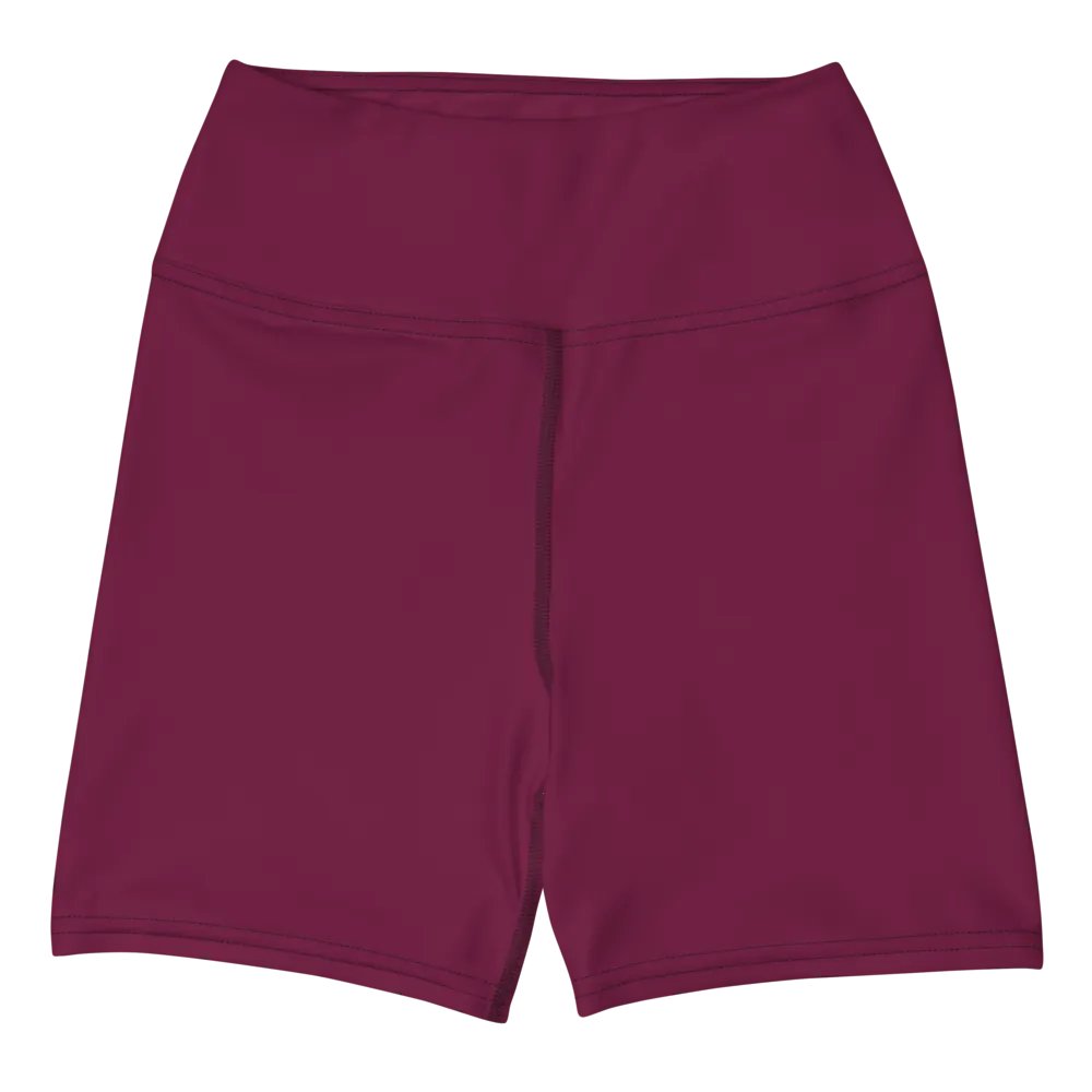 Magenta High-Waist Shorts product image (5)