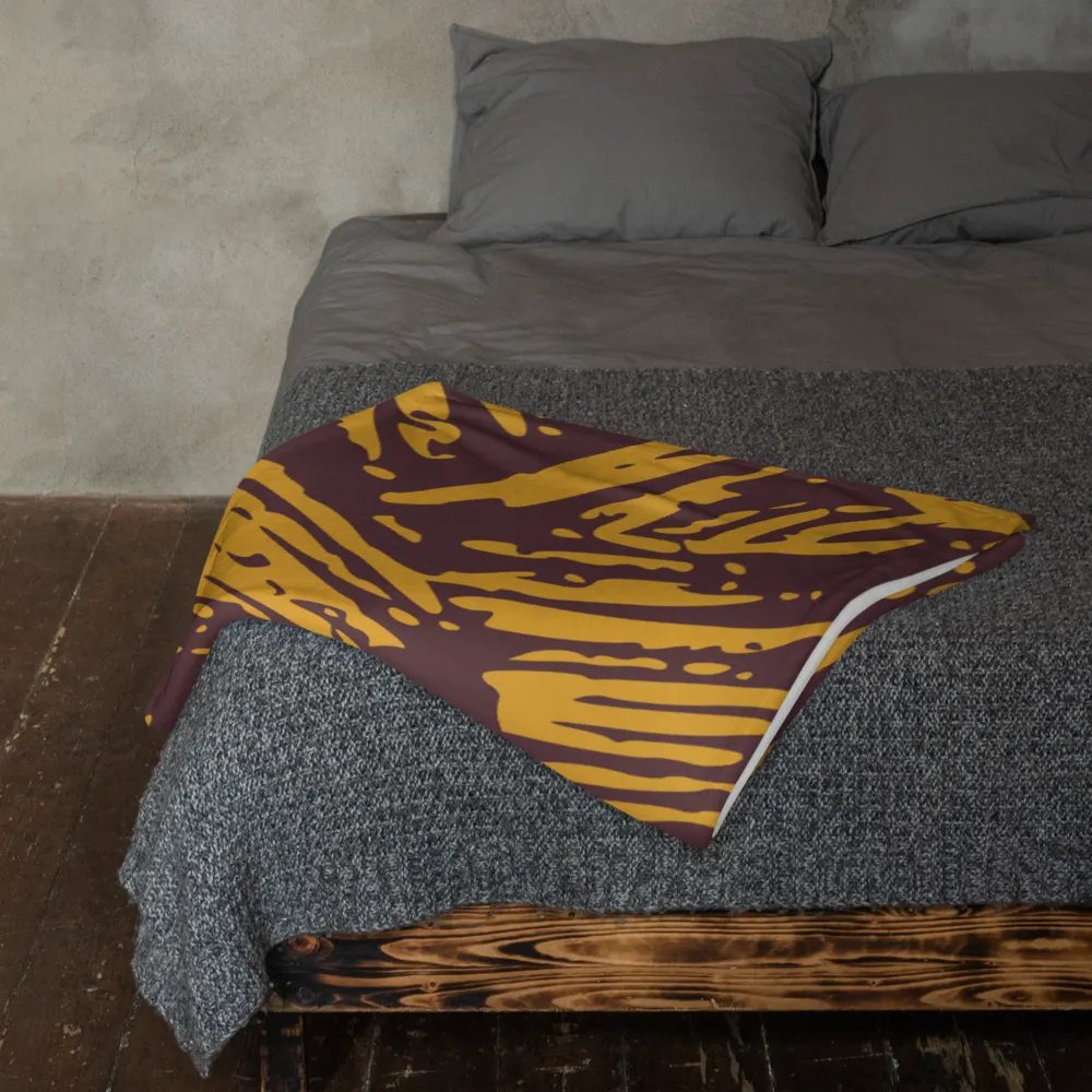 Throw Blanket 🤎 I will focus my energy on what's good for me (127 × 153 cm) product image (11)