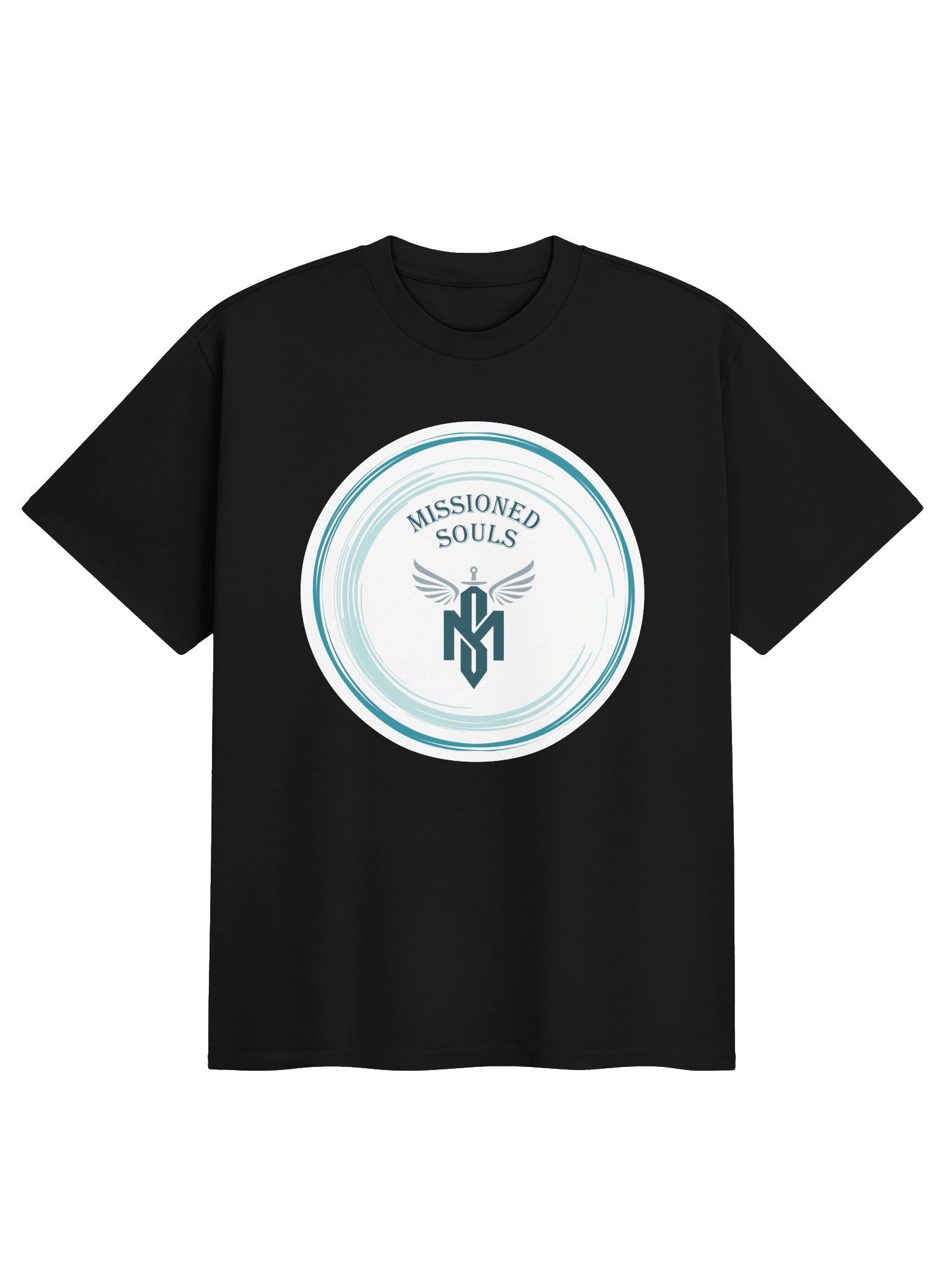 Missioned Souls Winged Emblem Tee (White Artwork) product image (1)