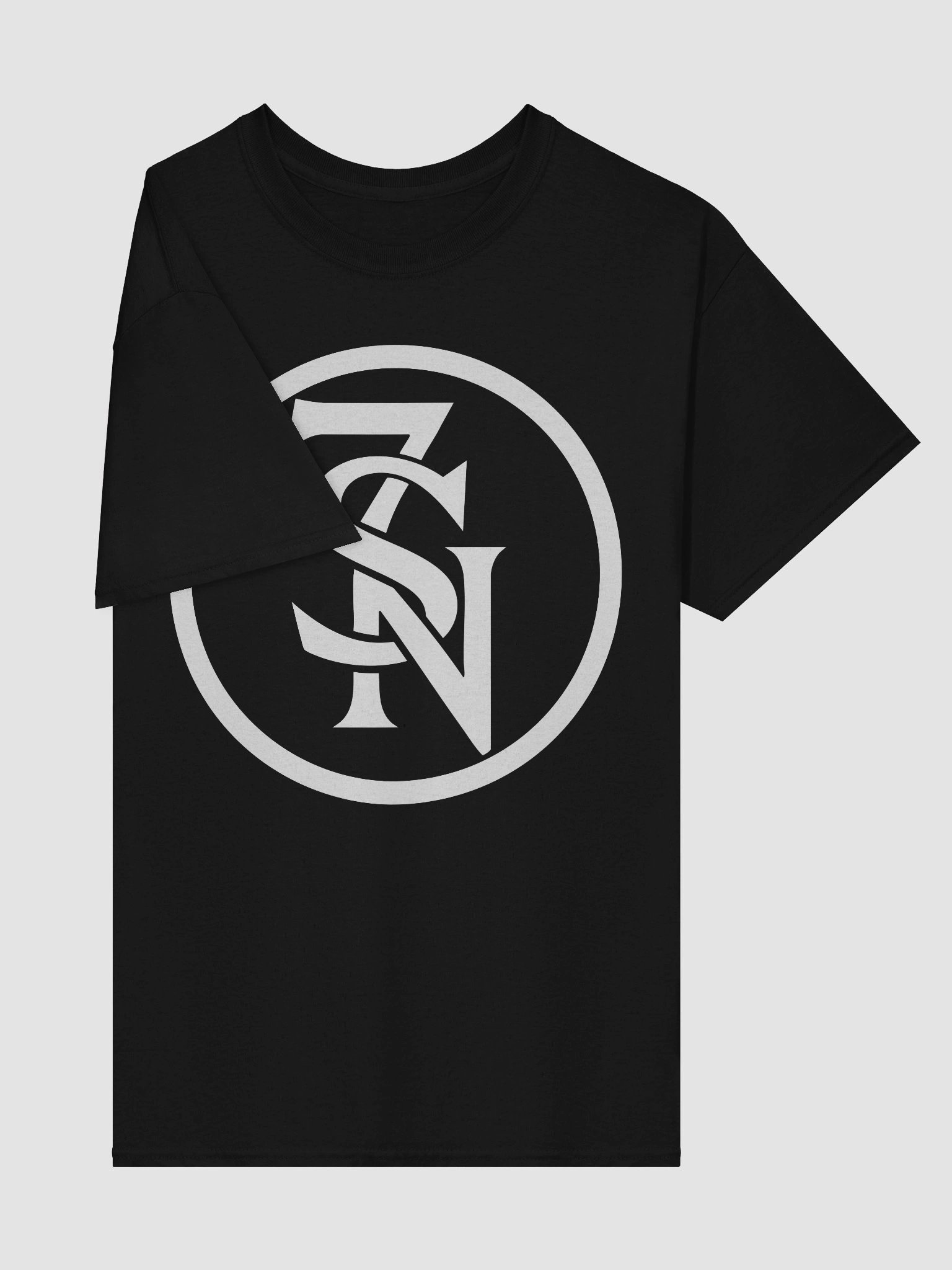 Seven Shades of Nothing White Logo on Gildan Heavyweight T-Shirt product image (4)