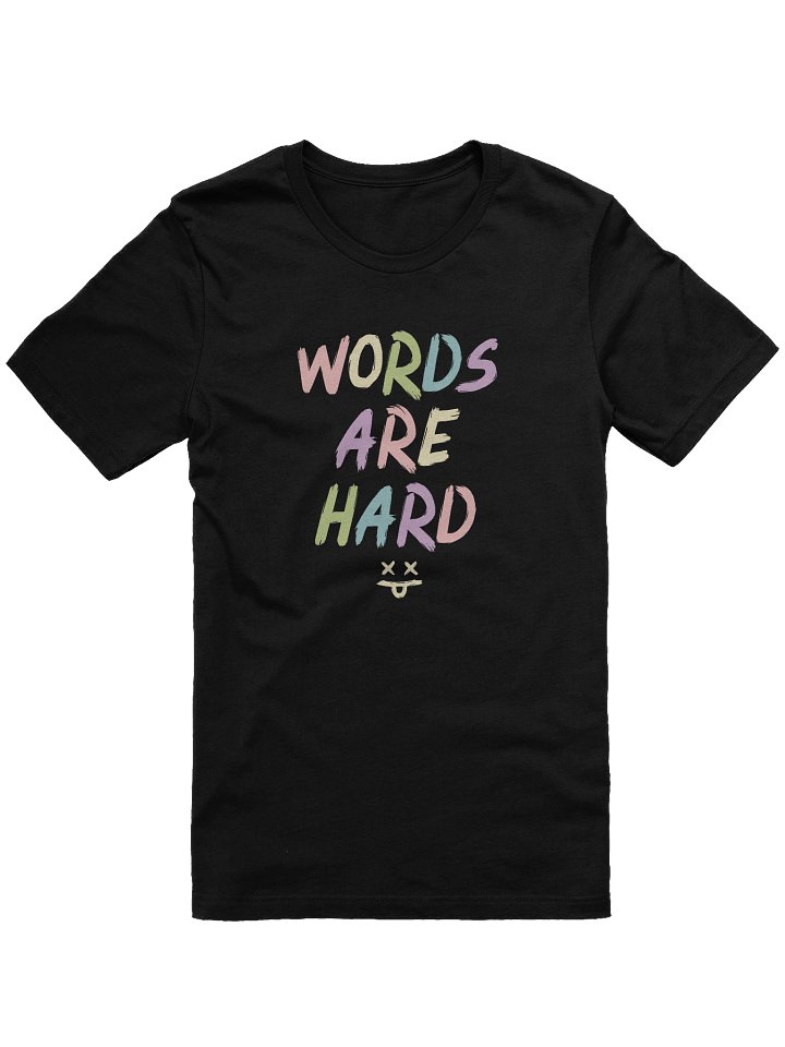 Words Are Hard Chalk Tee product image (1)