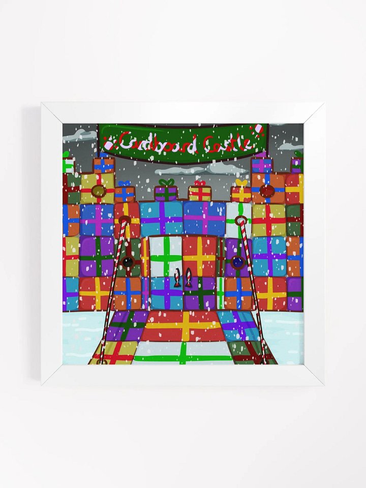 Christmas Cardboard Castle Framed Picture product image (21)