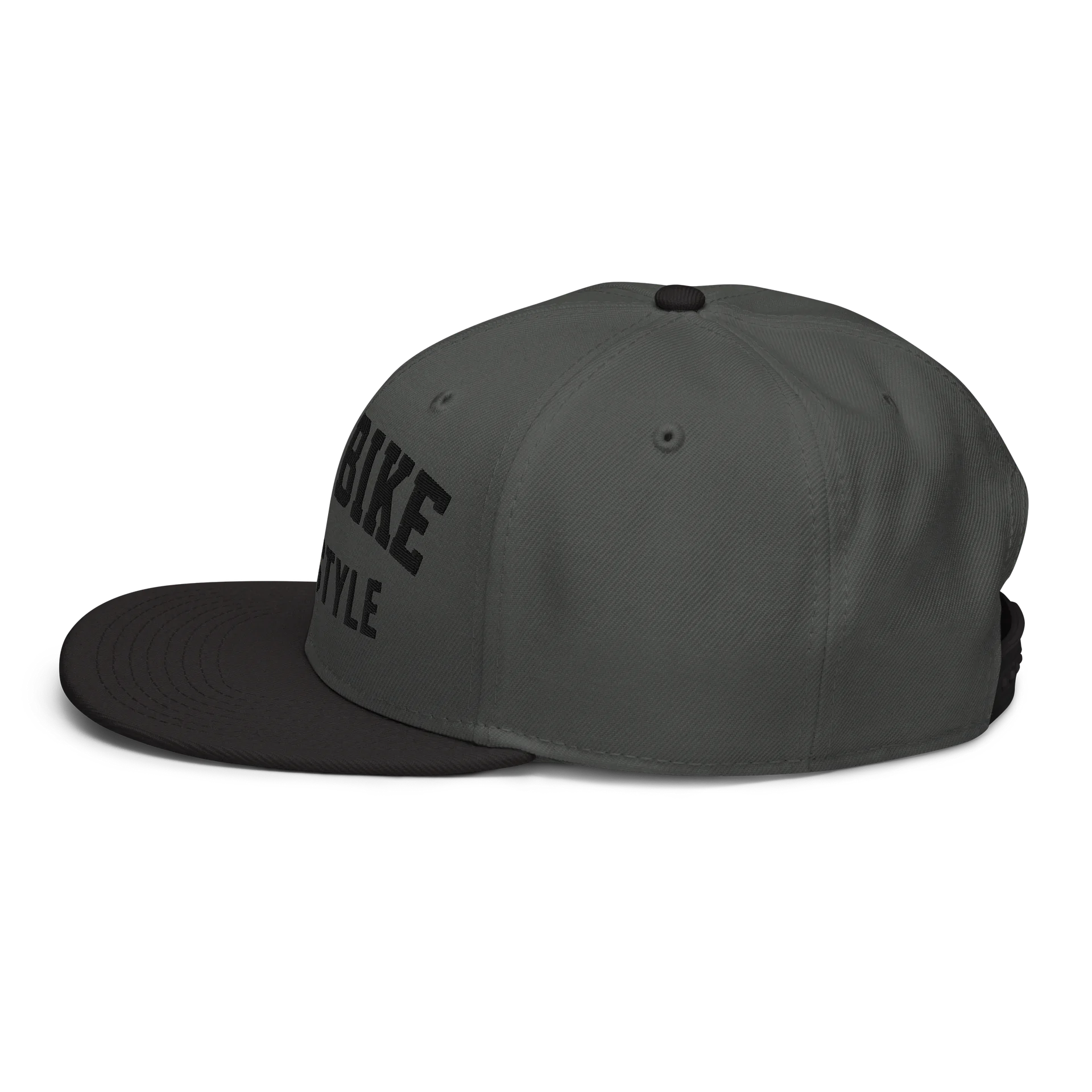 Dirtbike Lifestyle Snapback – Black Edition product image (4)