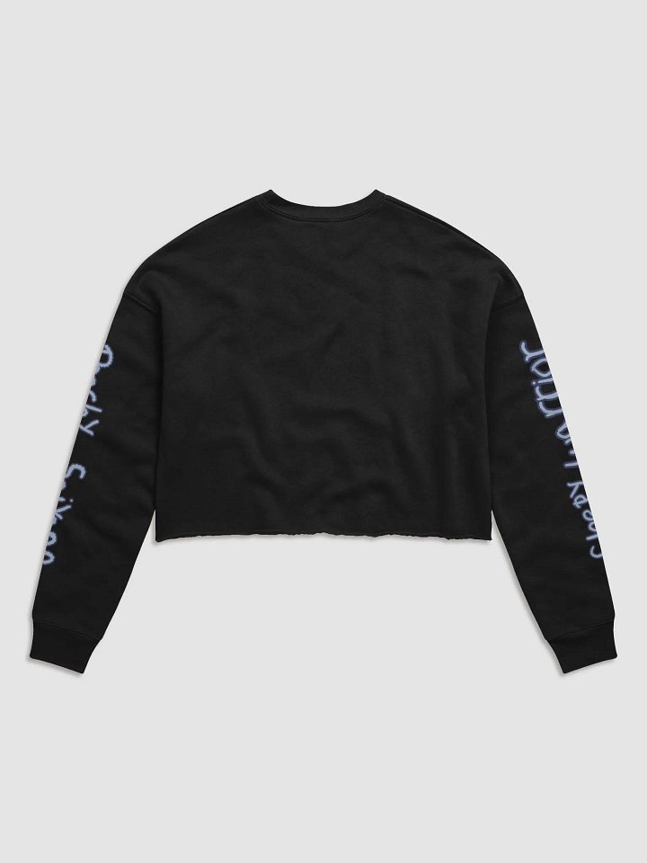 Sleepy Warrior Fleece Crop Sweatshirt product image (7)
