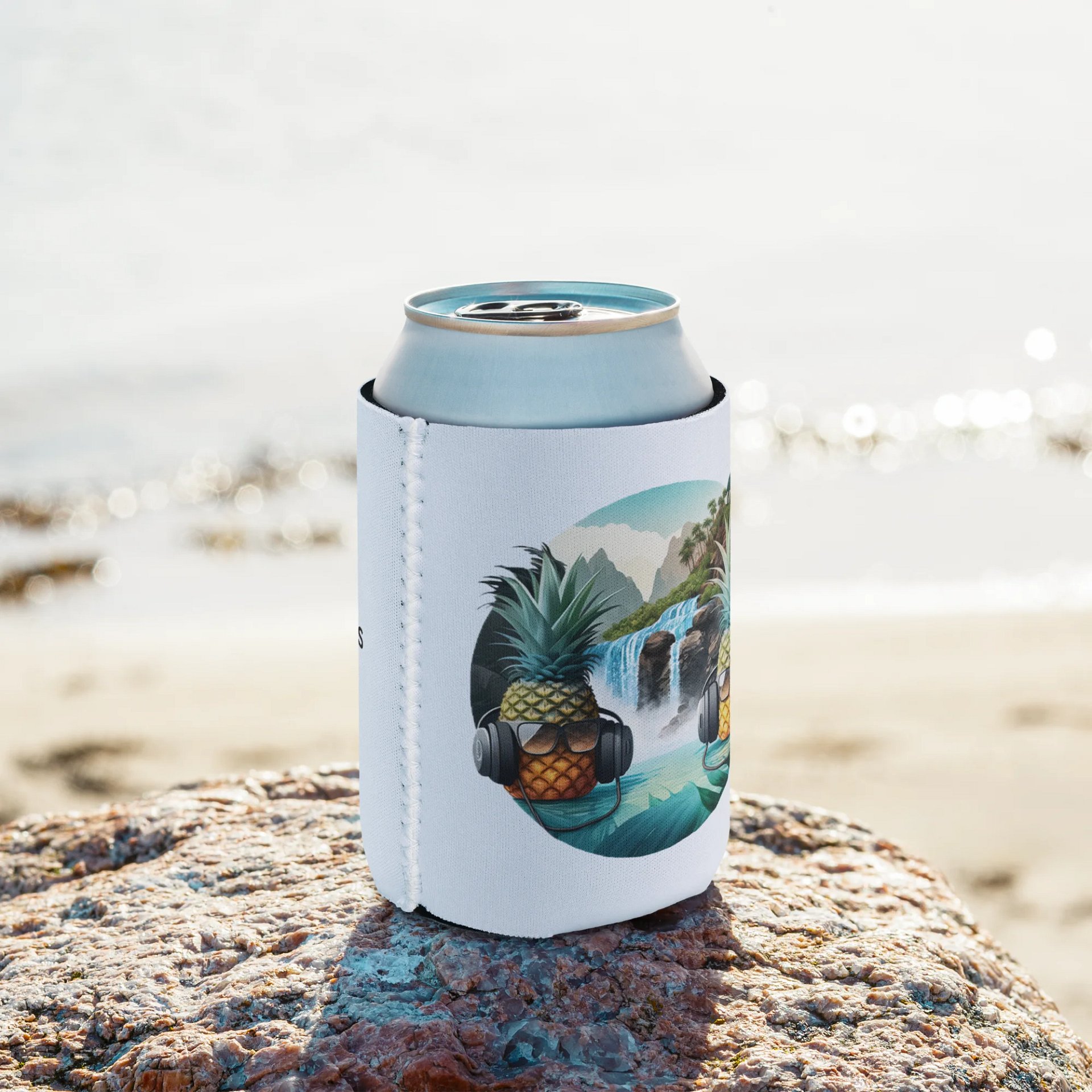 Two Pineapples Waterfall Vibes Coozie product image (2)