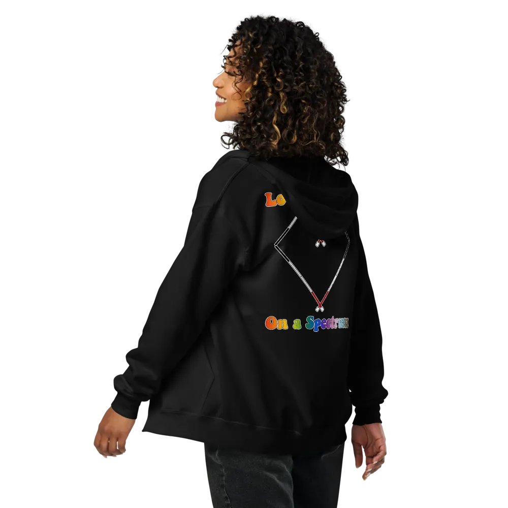 Love & Vision Spectrum Zip Up Hoodie product image (3)