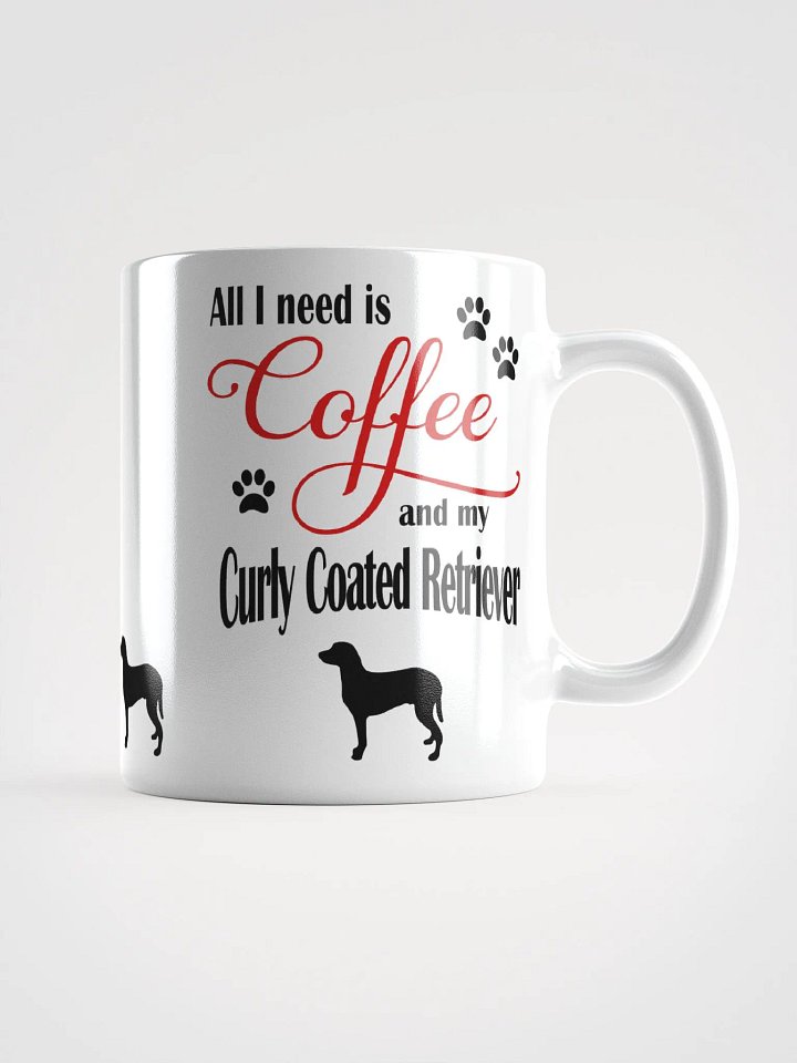 Coffee and my Curly Coated Retriever Mug product image (1)
