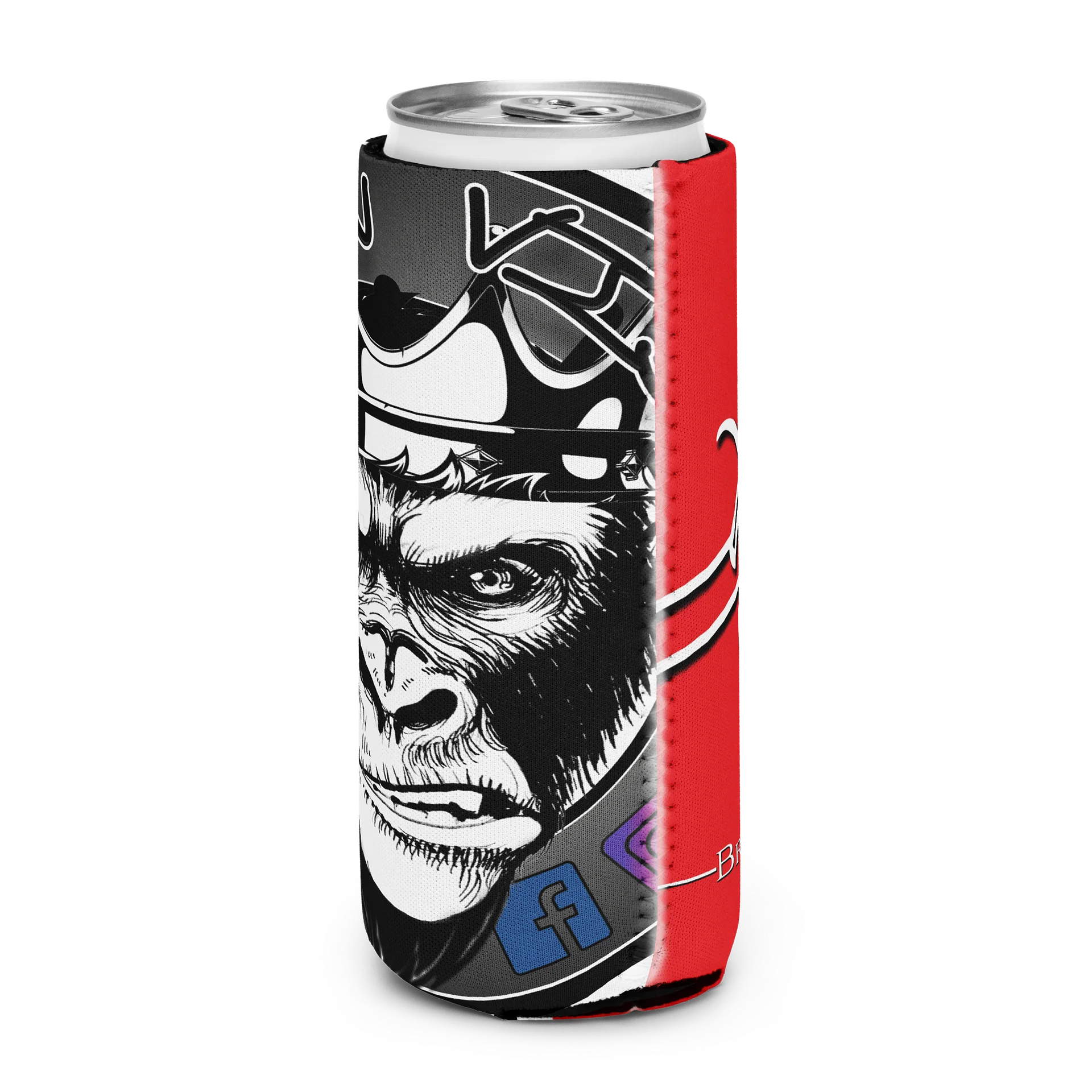 Signature 2 Gorilla Koozie - Red (slim) product image (10)
