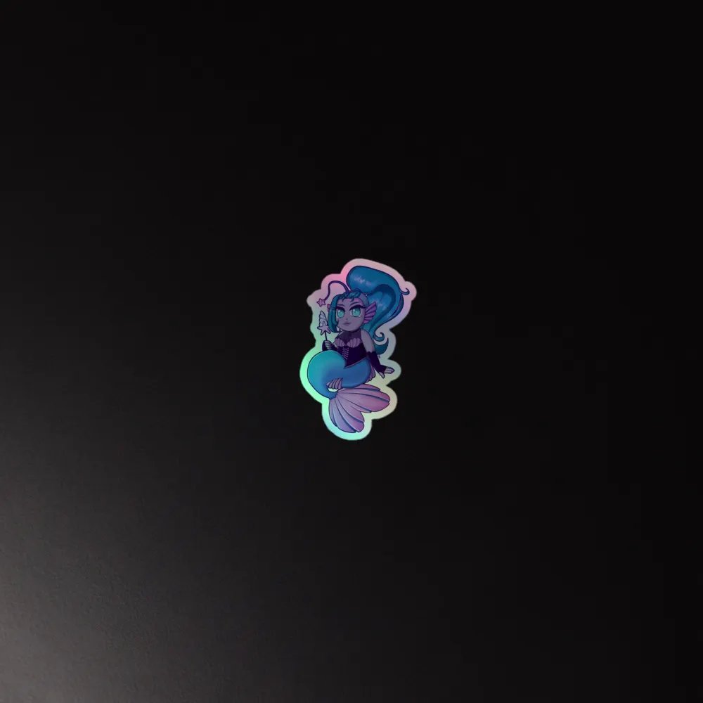 Caelia Mer Chibi Holographic Sticker product image (4)