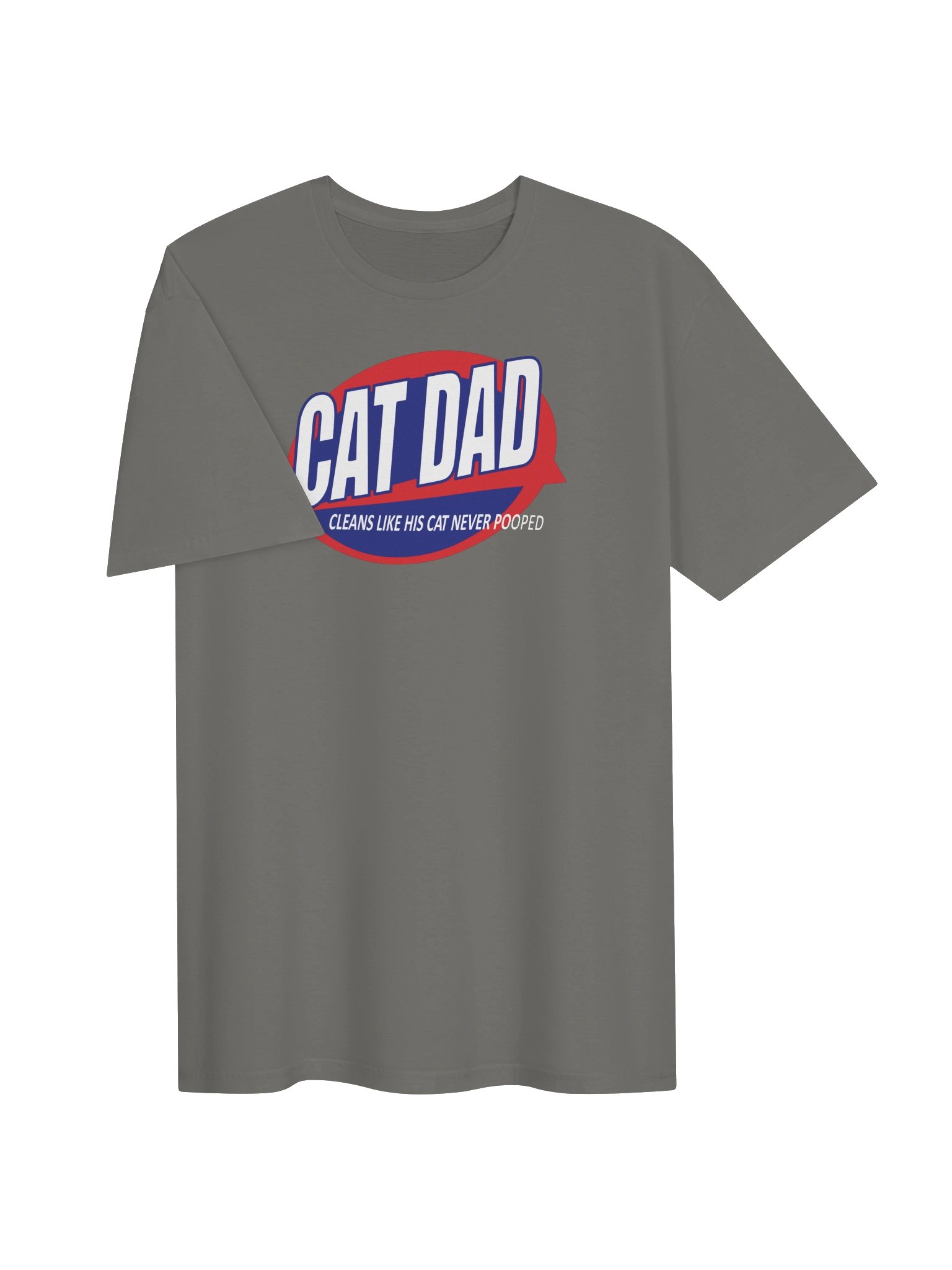 Cat Dad The Litter Box Cleaner - Unisex Adult Super Soft Lightweight T-shirt product image (2)