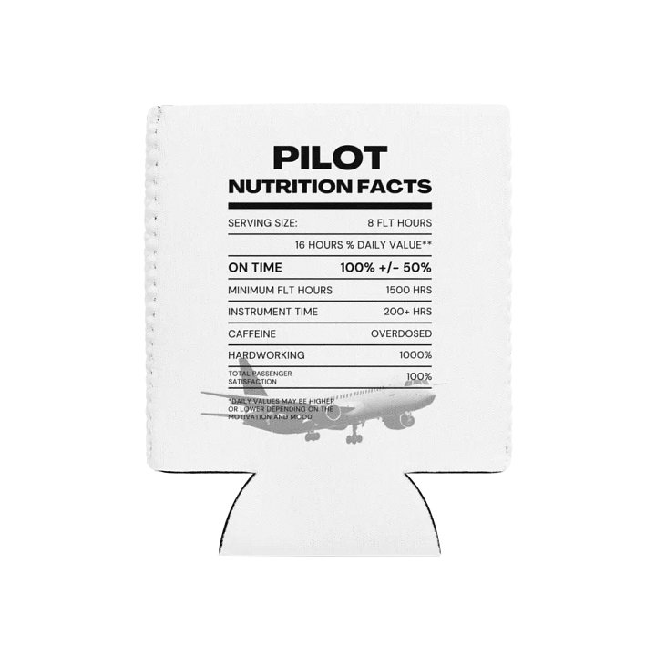 Vintage Plane Lover Can Cooler product image (2)