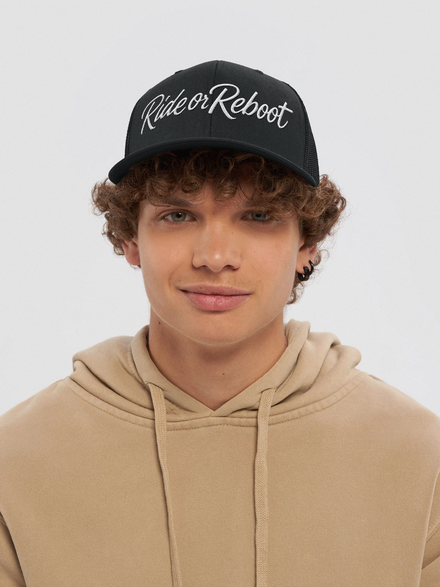 Cursive Trucker Hat product image (5)