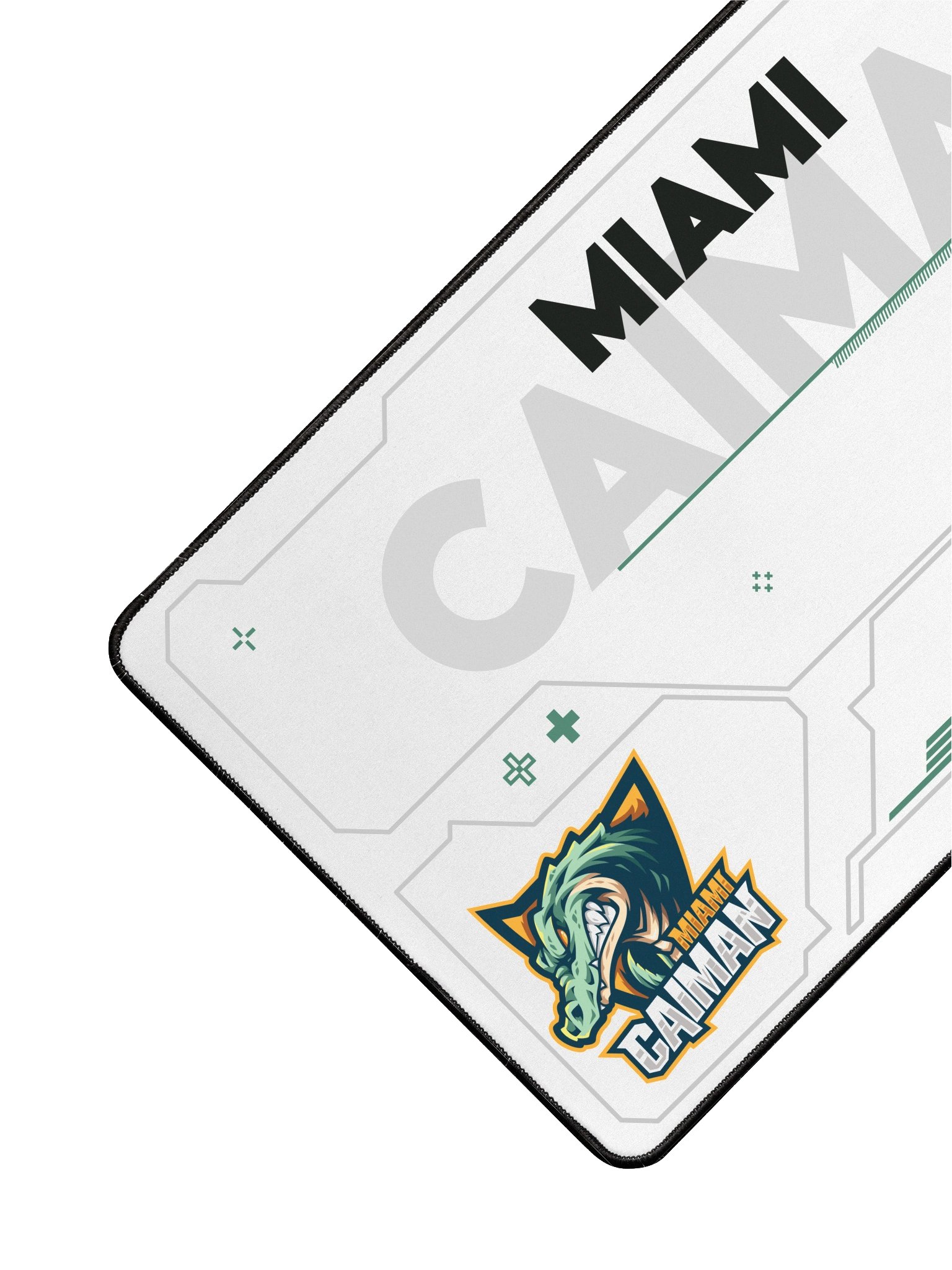Miami Caiman White Desk Mat product image (3)
