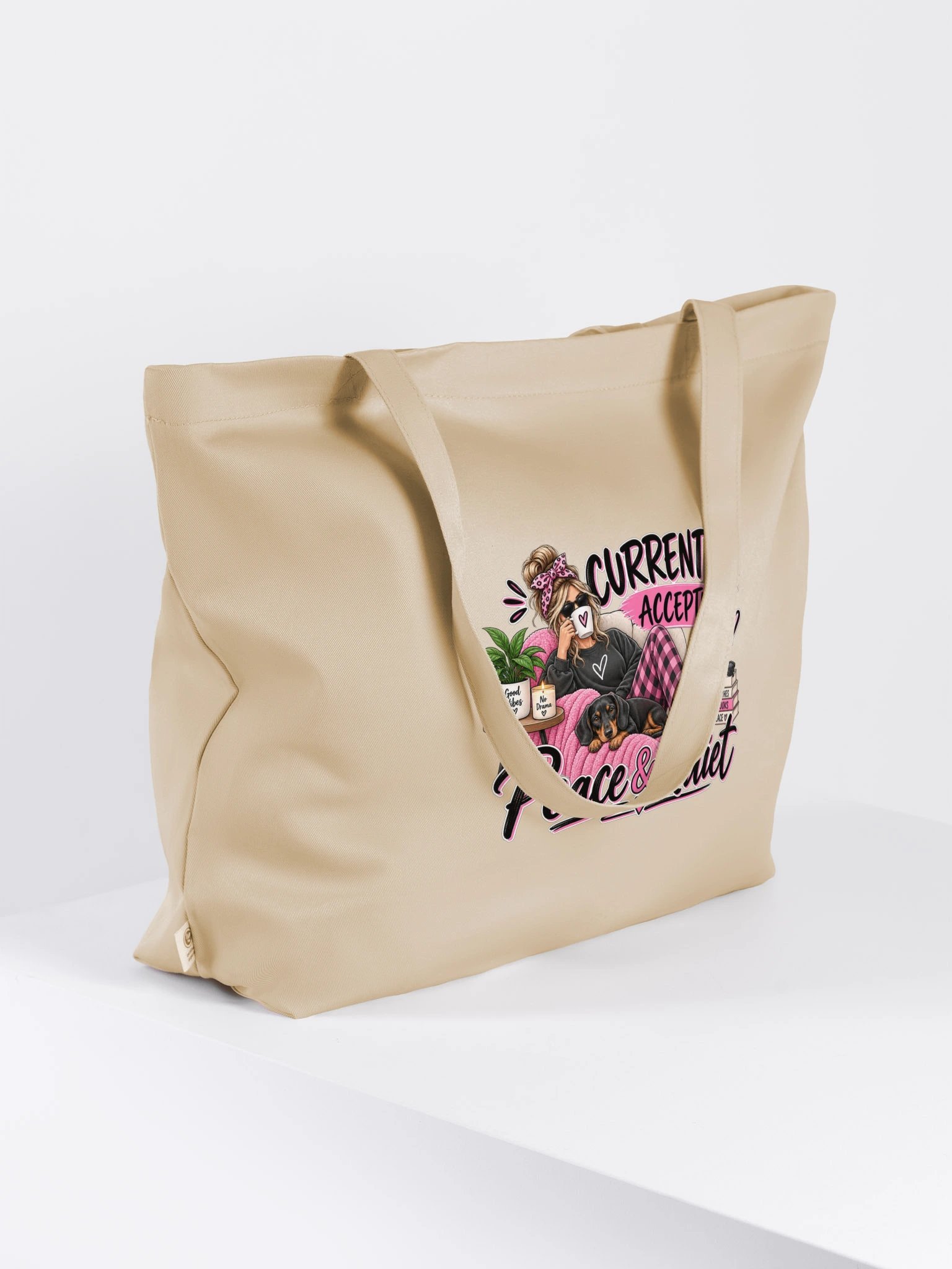 Peace & Quiet — Organic Cotton Tote product image (7)