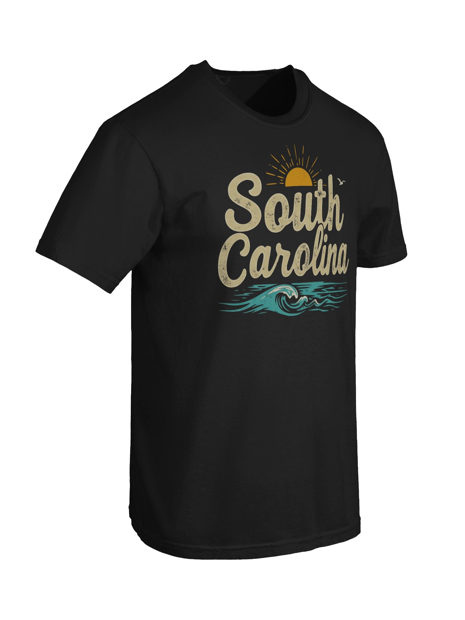 South Carolina Beach Wave T-Shirt | Vintage Coastal State Pride Tee product image (6)