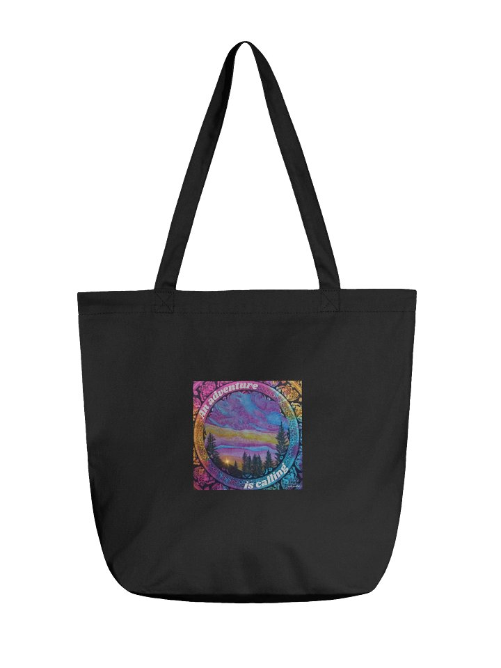 An Adventure is Calling- Black Tote Bag product image (1)