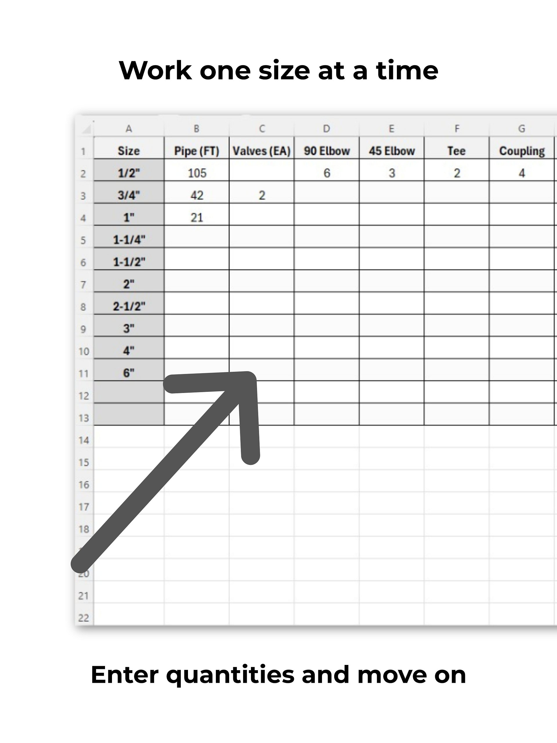 Construction Takeoff Template (Free Excel Tool) product image (2)