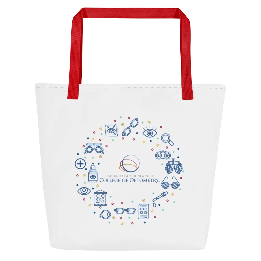 SUNY Optometry - EYE-cons Heavyweight Tote Bag product image (1)