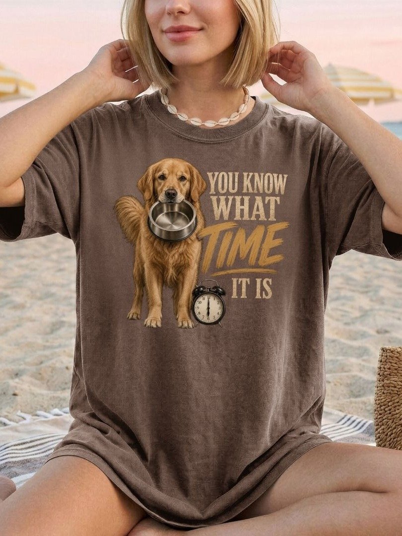 You Know What Time It Is Dog T-Shirt product image (3)
