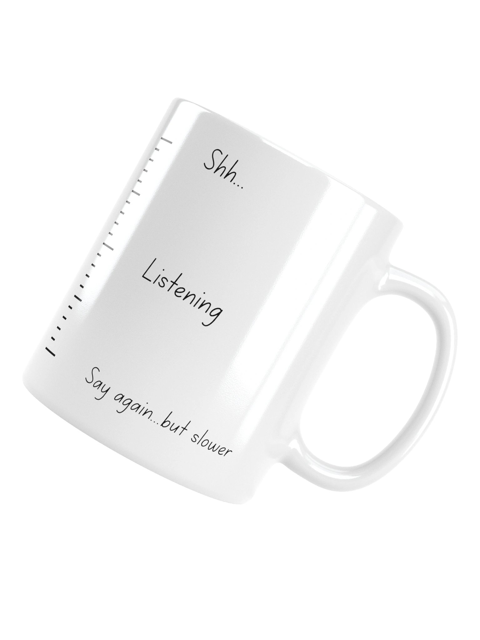 Communication Scale Mug - Minimalist Shared Living Humour - Roommate Flatmate Gift product image (6)