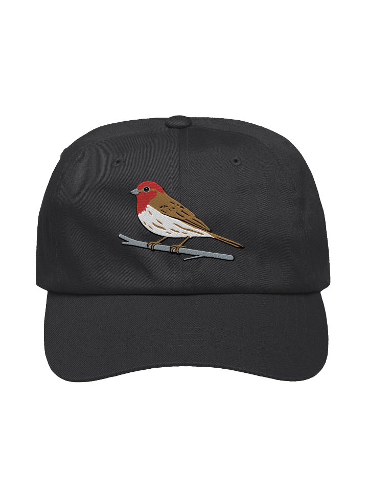 House Finch Embroidered Bird Dad Hat product image (2)
