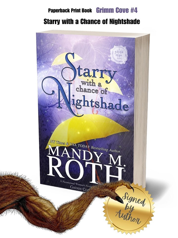 Starry with a Chance of Nightshade Signed Paperback Print Book product image (1)