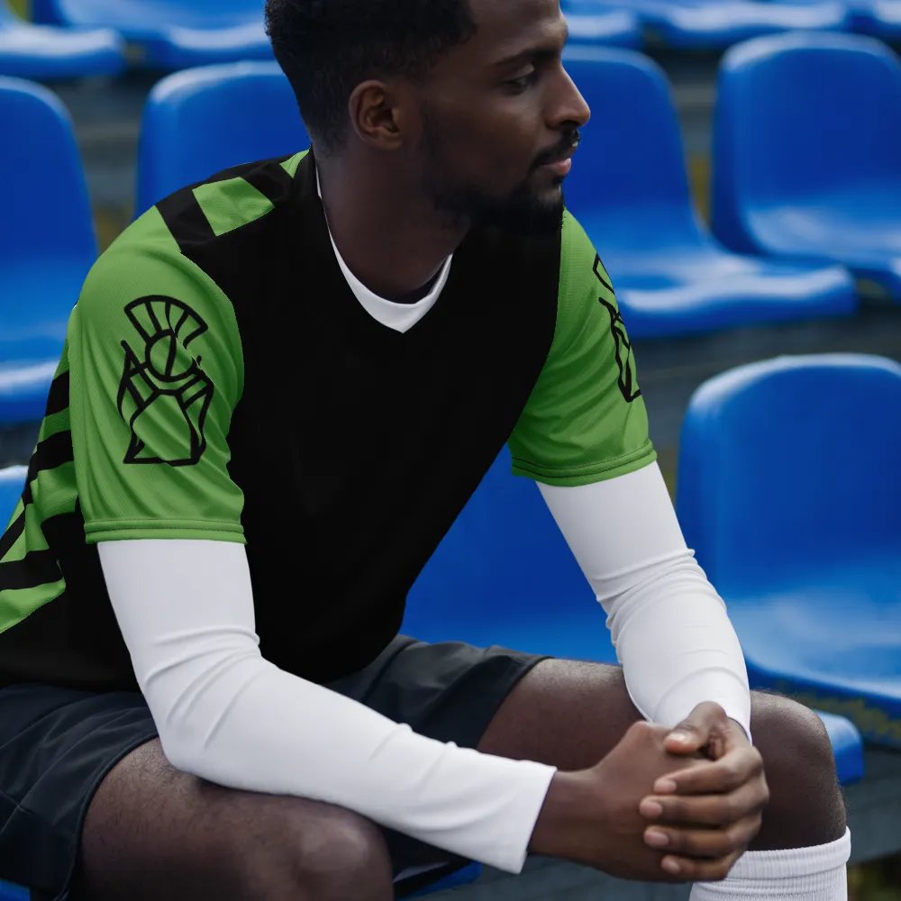 Reverence Icon / MO Unisex Sports Jersey / Black + Olive product image (3)