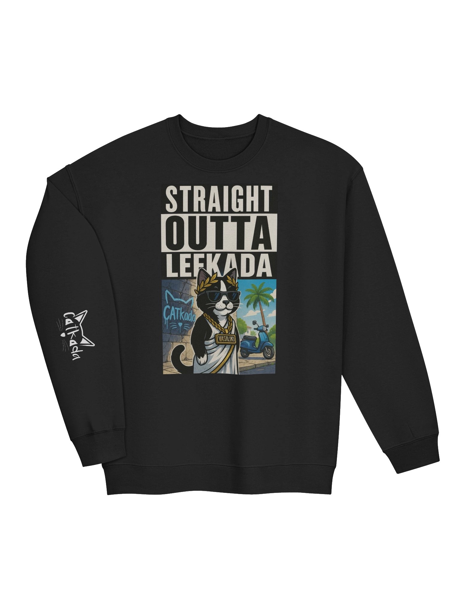 STRAIGHT OUTTA LEFKADA CREWNECK product image (7)