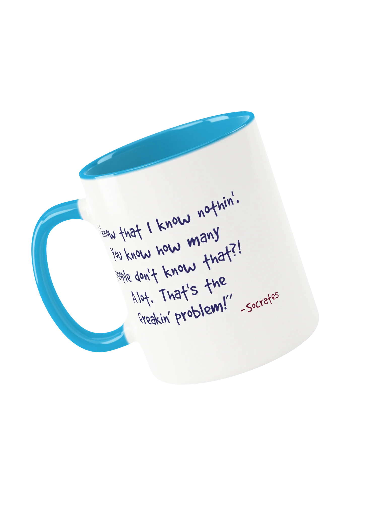 Socratic Coffee Mug - "Know Nothing" product image (1)