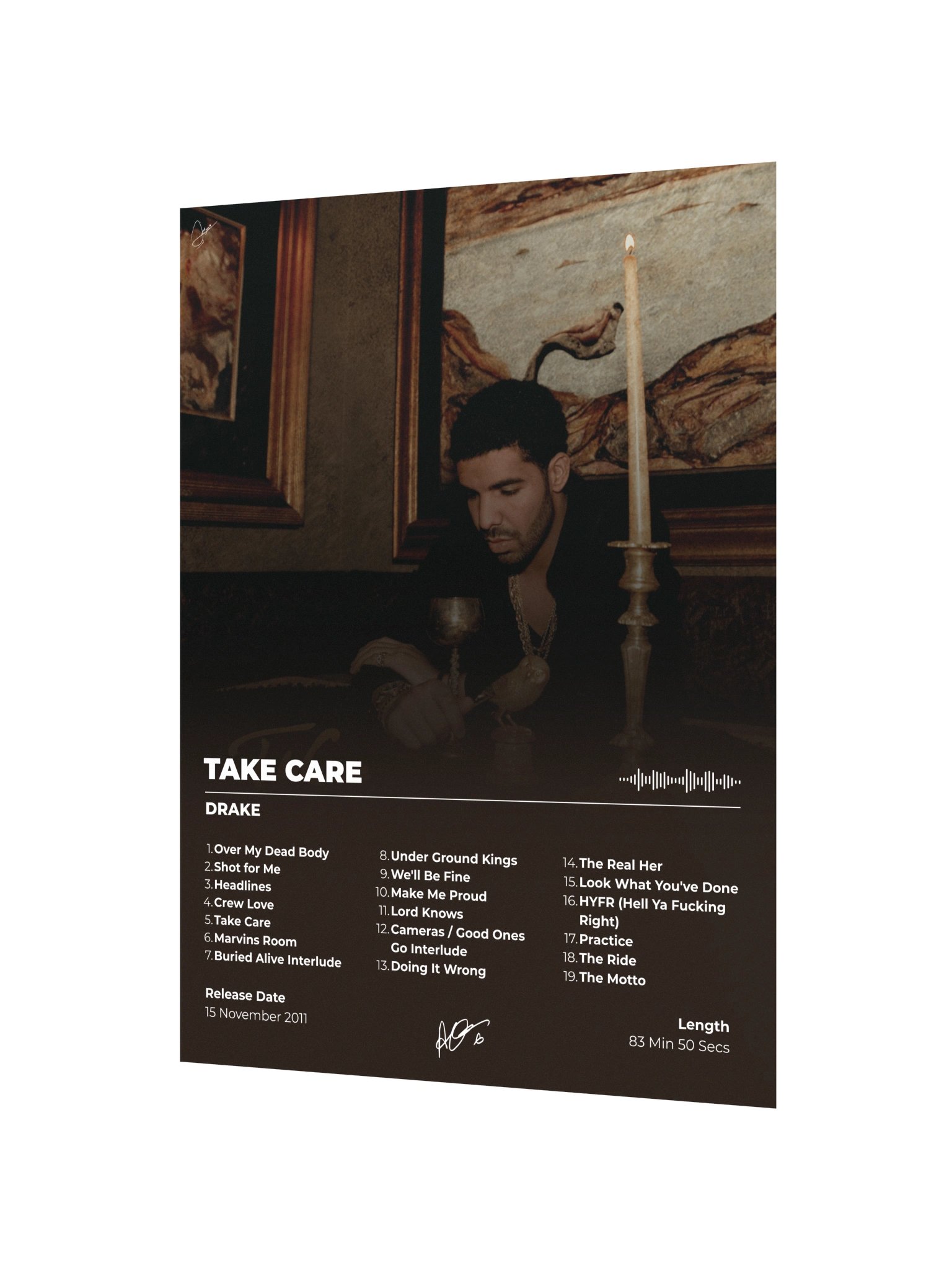 Drake Take Care Album Poster product image (4)