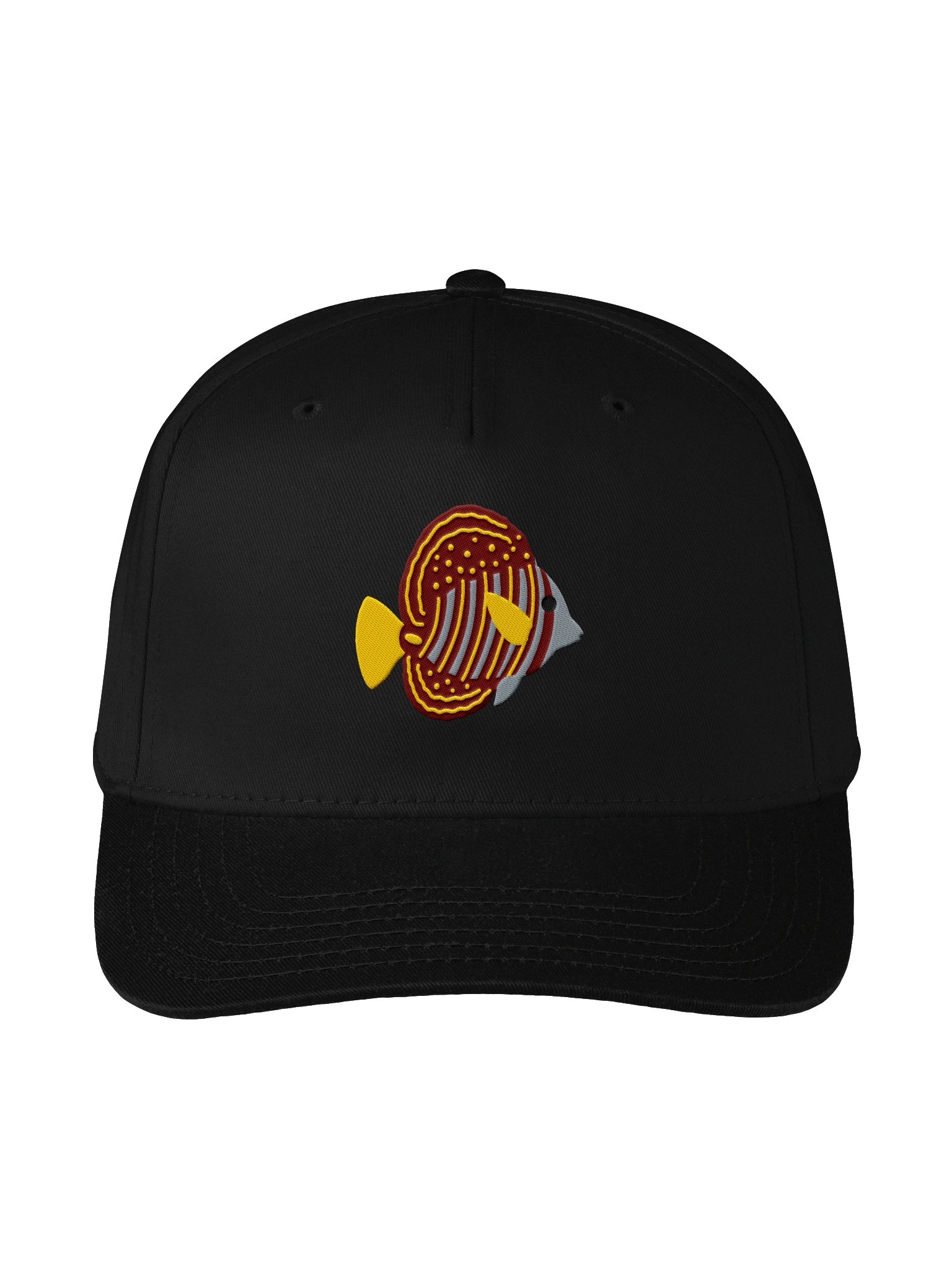 Sailfin Tang Embroidered Mid-Profile Baseball Cap | Saltwater Reef Aquarium Fish Hat product image (1)