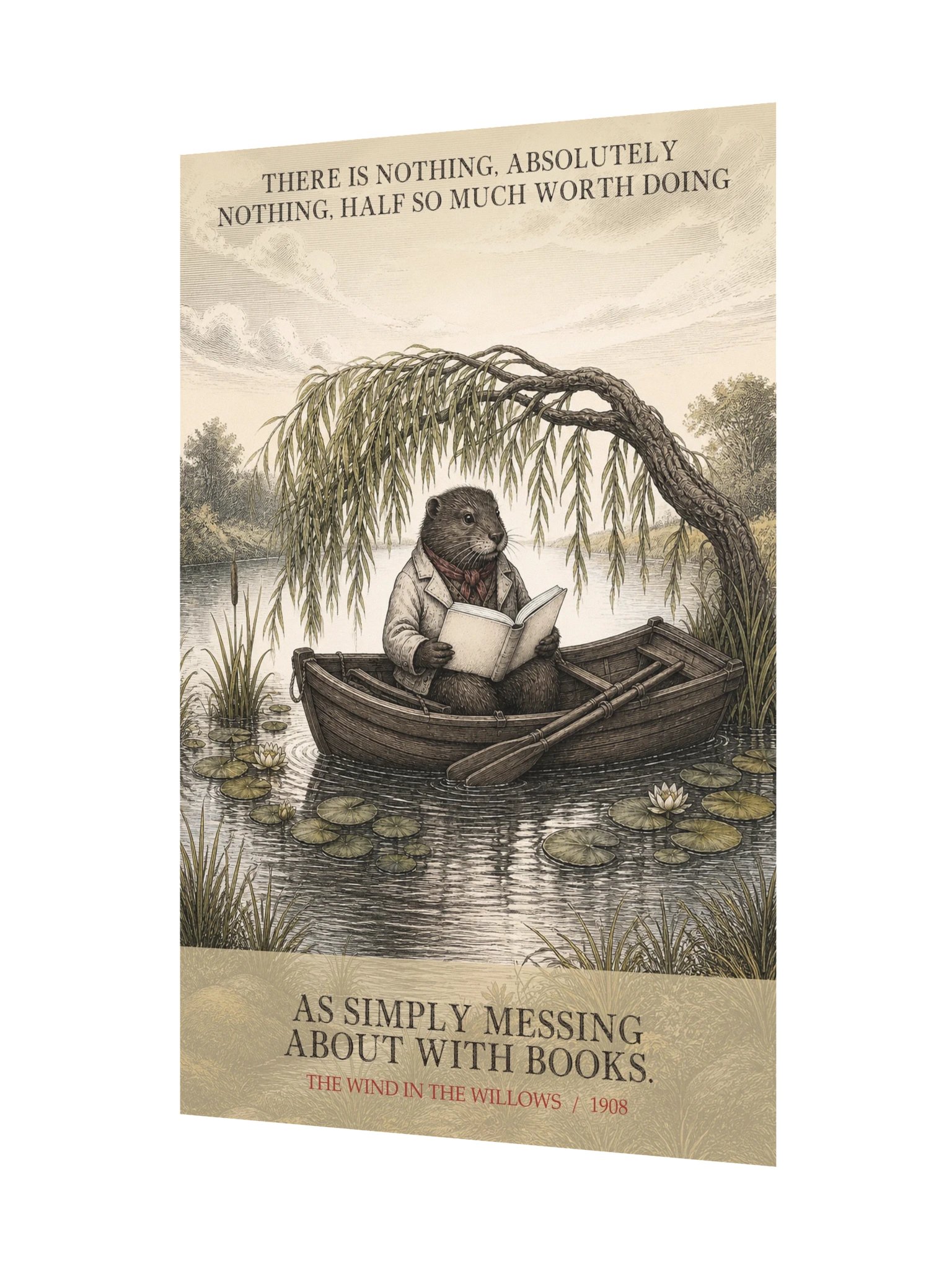 There Nothing Absolutely Nothing Half So Much -- The Wind in the Willows Art Print product image (11)