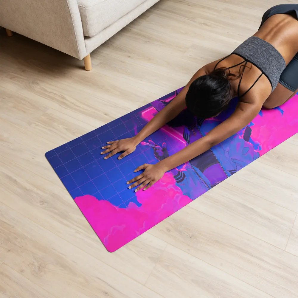 Neon Cat Yoga Mat product image (12)