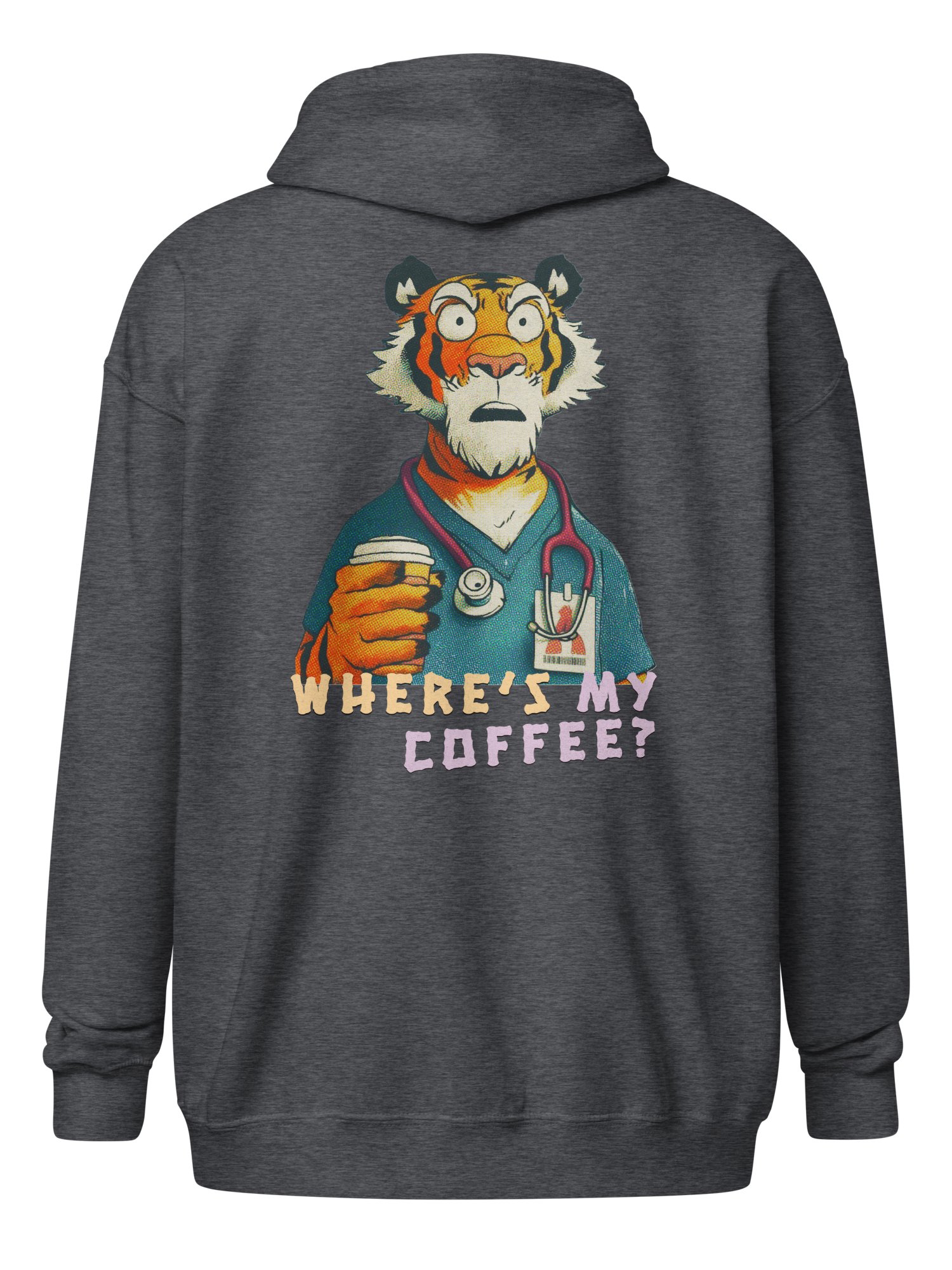 Nurse Coffee Zip Hoodie for Nursing Students product image (5)