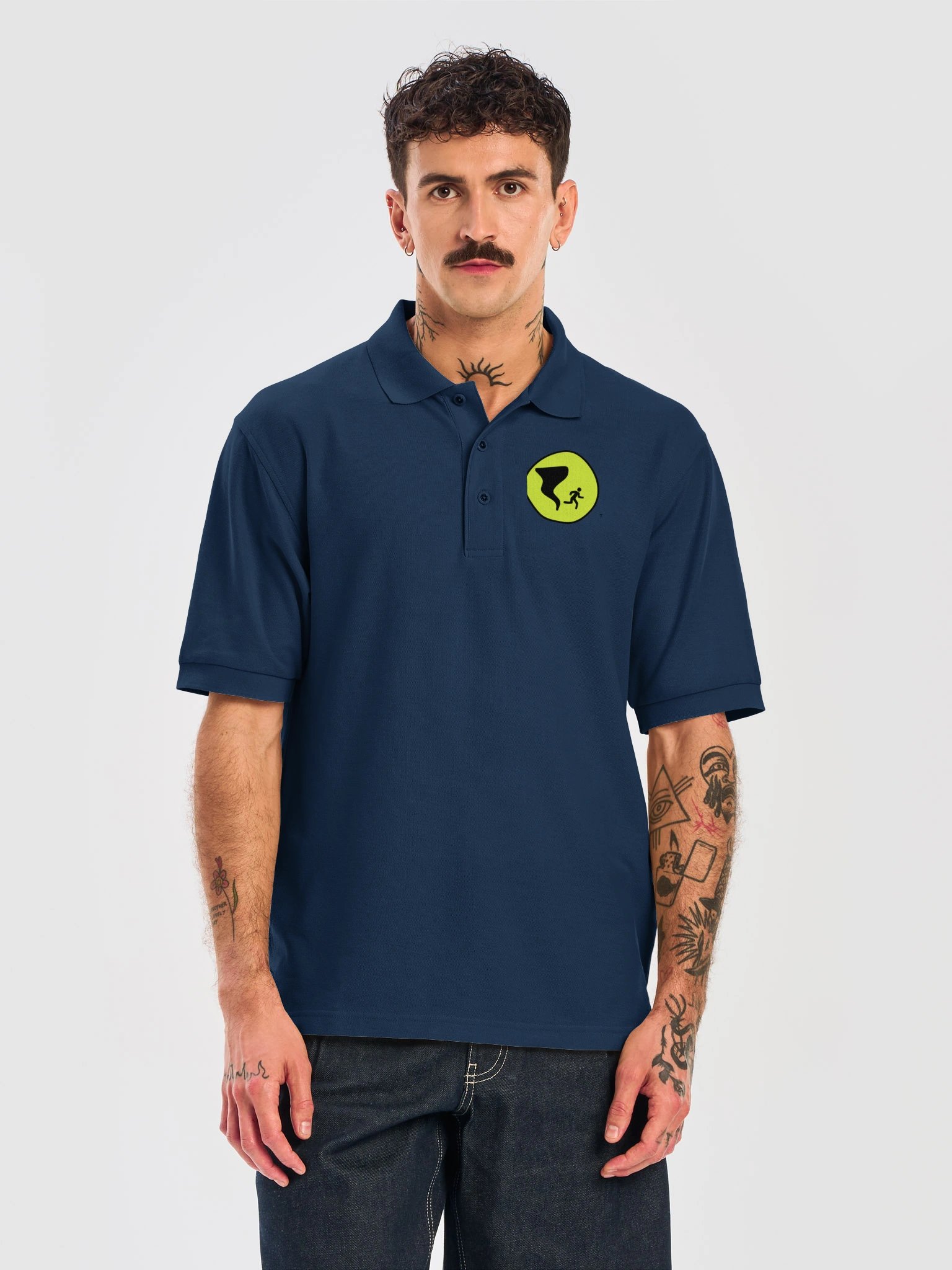 Polo with Color Logo product image (5)