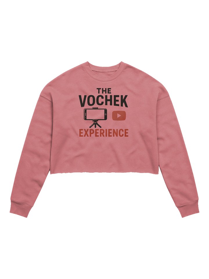 The Vochek Experience Logo Women's Fleece Crop Sweatshirt product image (1)