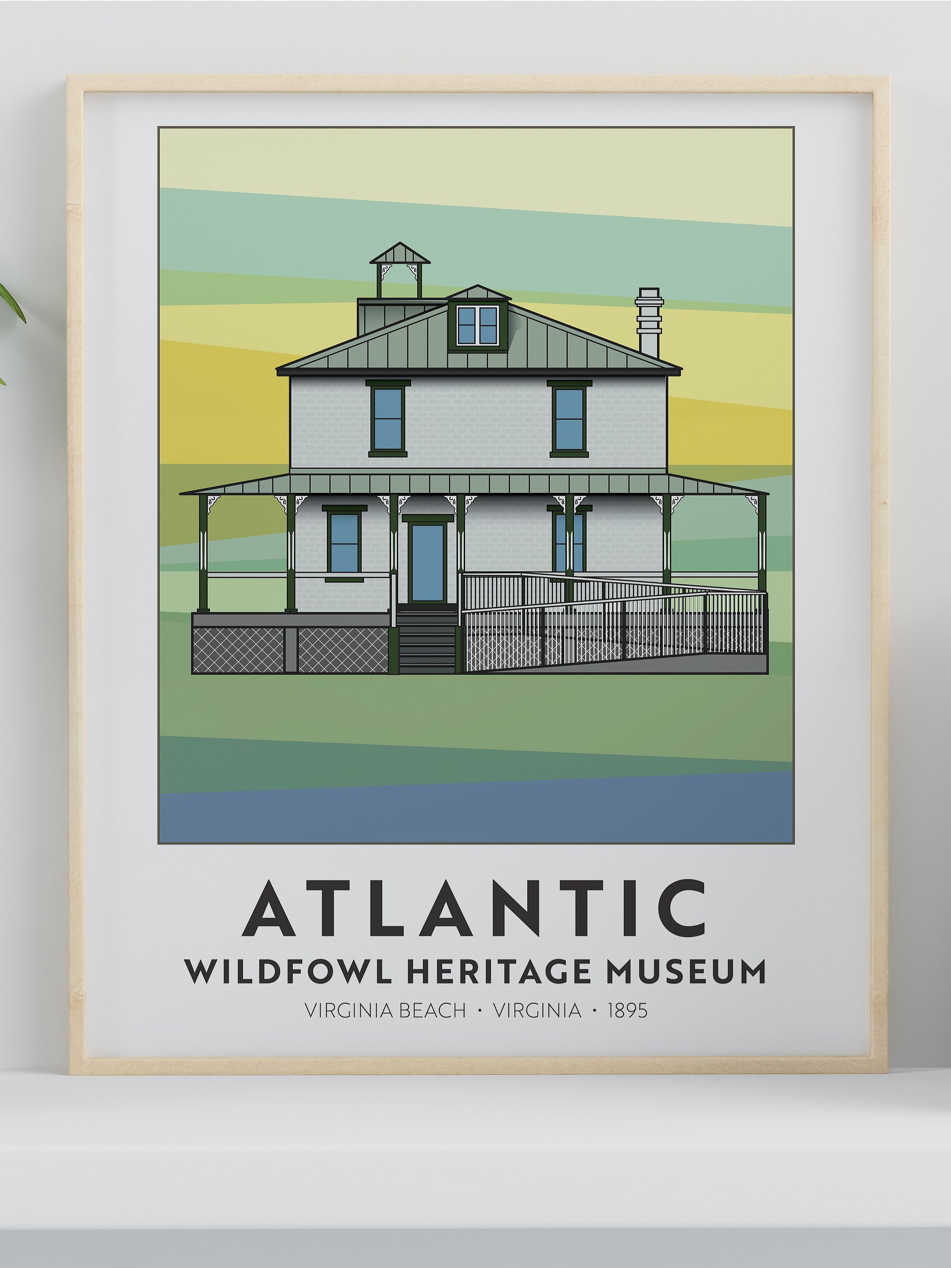 Atlantic Wildfowl Heritage Museum Art Print product image (1)