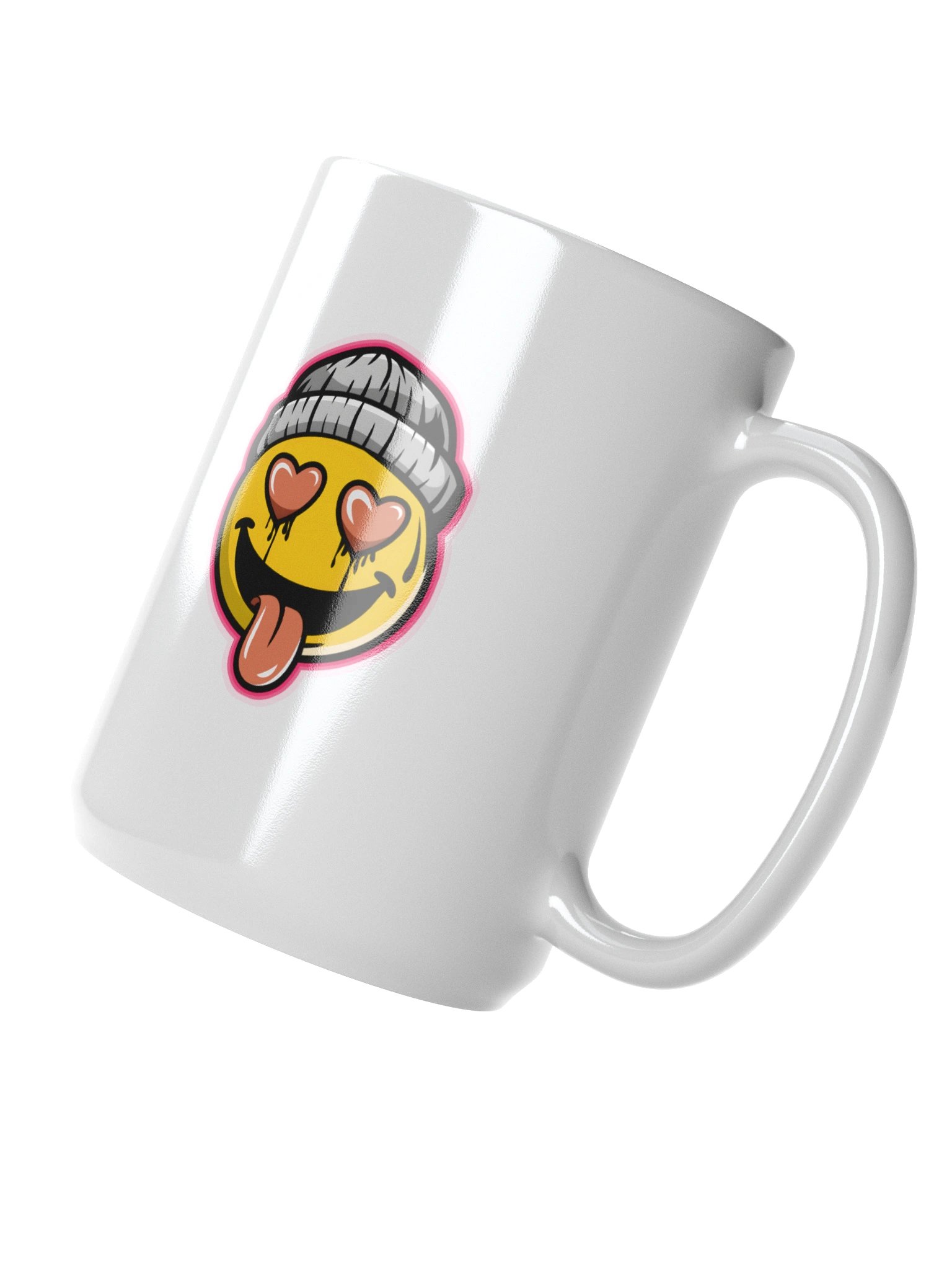 No Filter Smiley – 15 oz Ceramic Mug by UnkoCon product image (2)