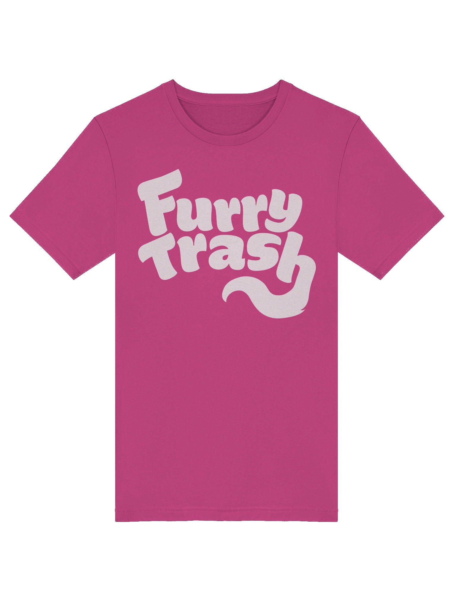 Furry Trash Supersoft Tee - Bubble Logo (White Print) product image (5)