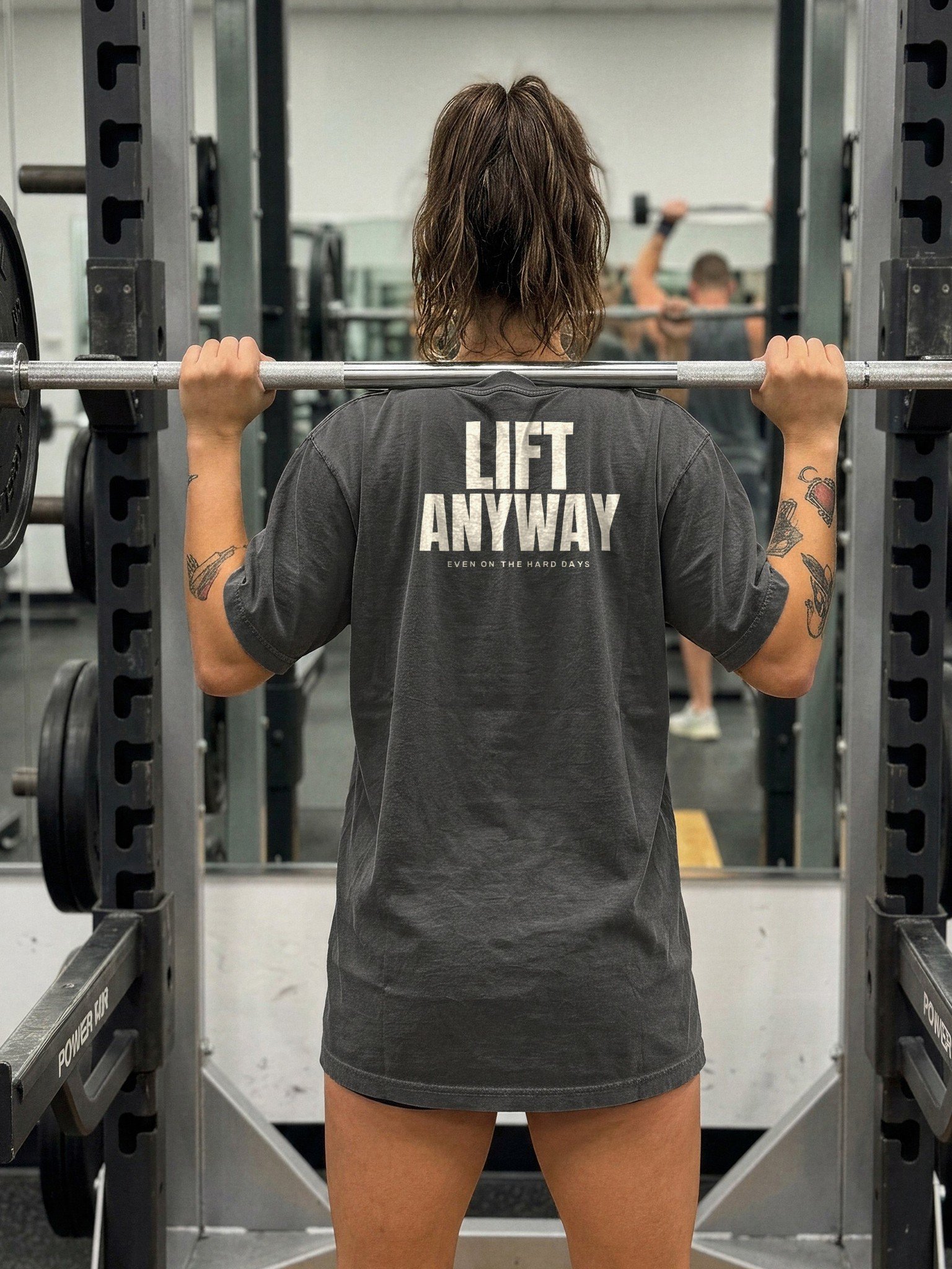 Lift Anyway Oversized Gym Tee | Pump Cover product image (2)