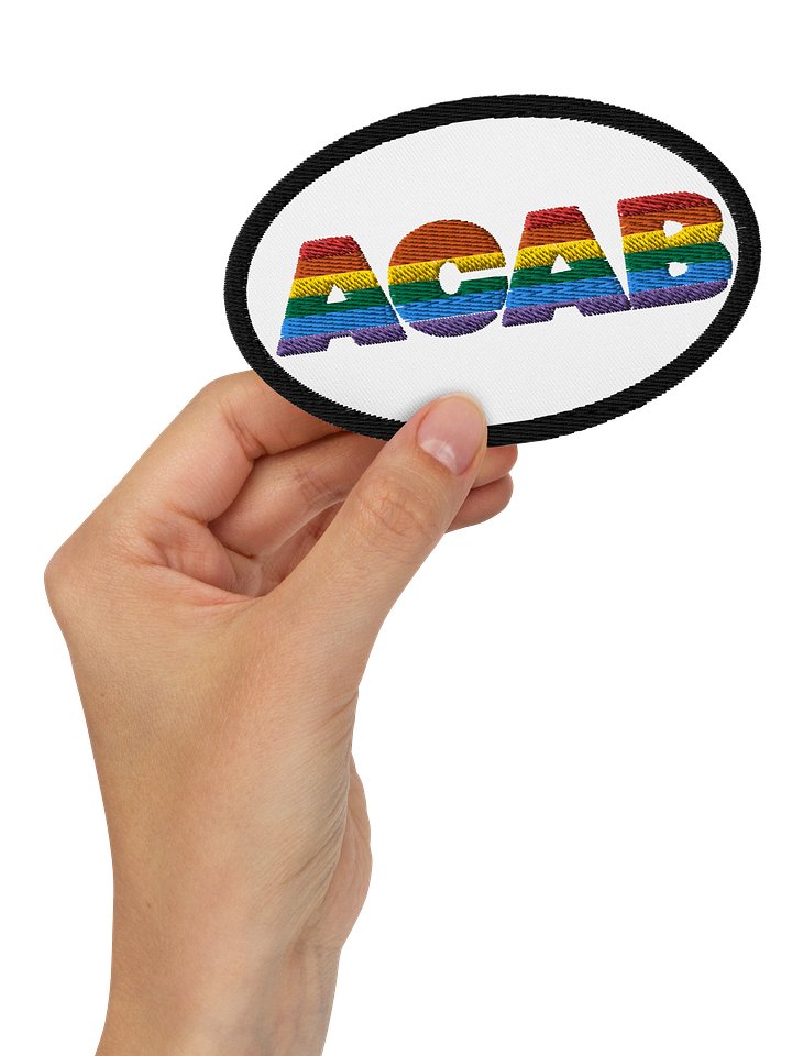 ACAB 4 inch oval patch product image (1)