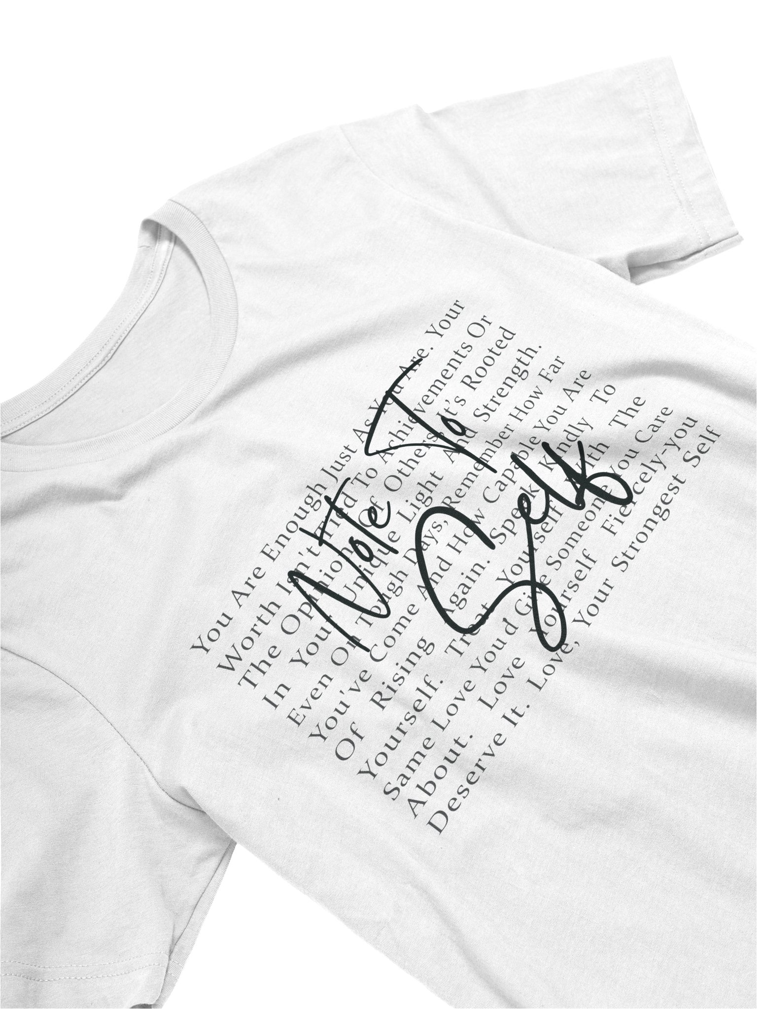 Note To Self- You Are Enough Unisex T-Shirt product image (6)