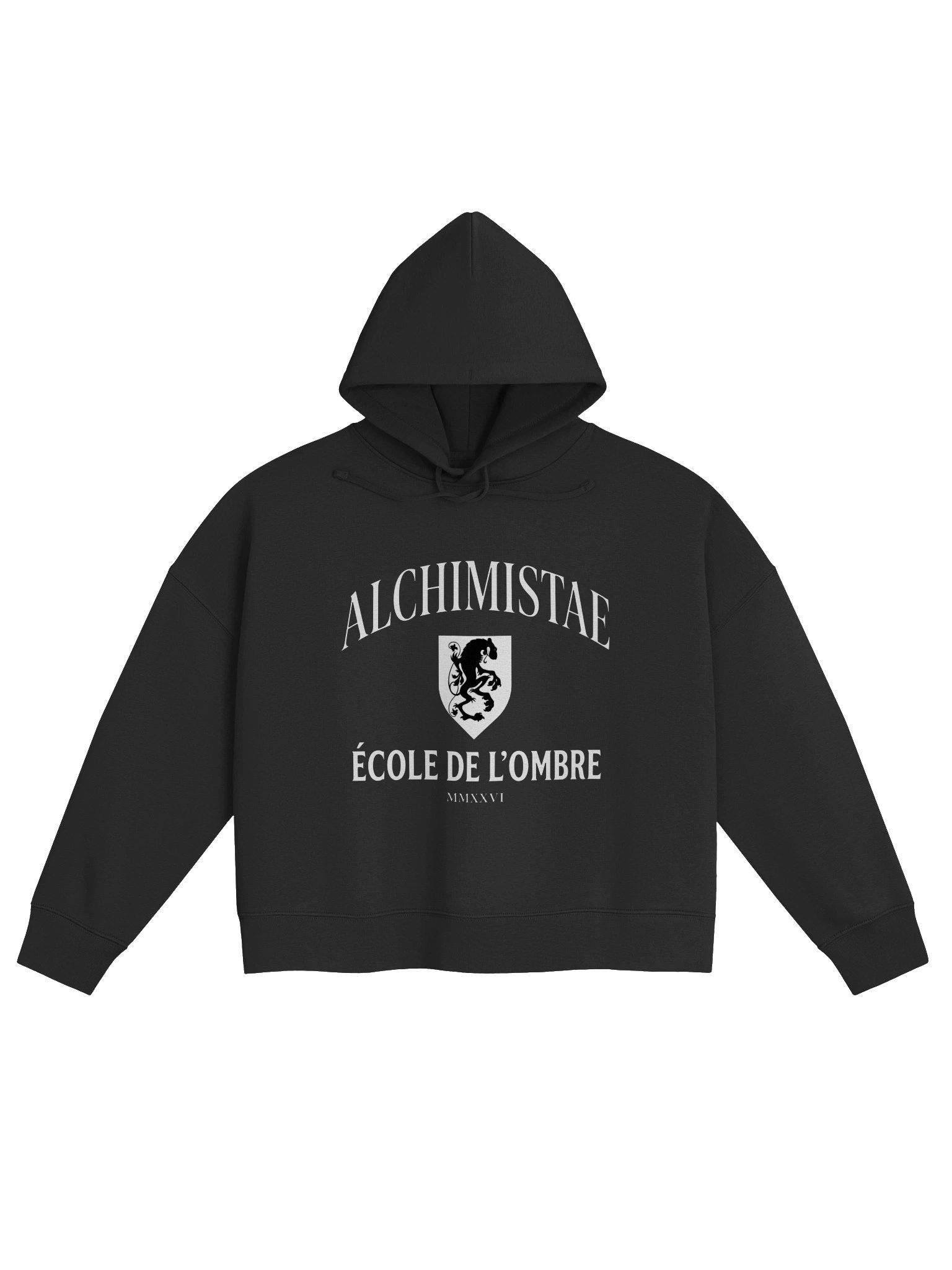 Hoodie Femme Coton Bio Poids Lourd – ÉCOLE DE L'OMBRE product image (1)