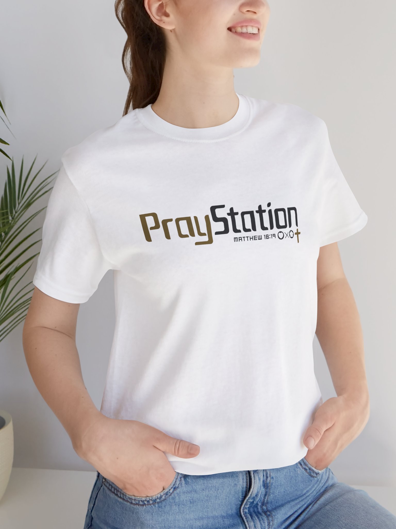 LXA PrayStation Classic Tee | Love X Aloha - Faith Collection | Premium Christian Apparel product image (6)