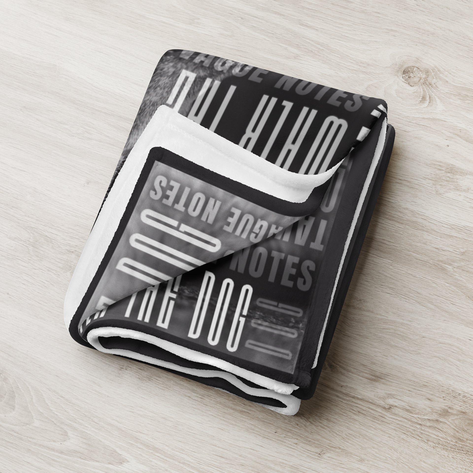 Walk the Dog Pattern Cozy True Crime Blanket product image (6)