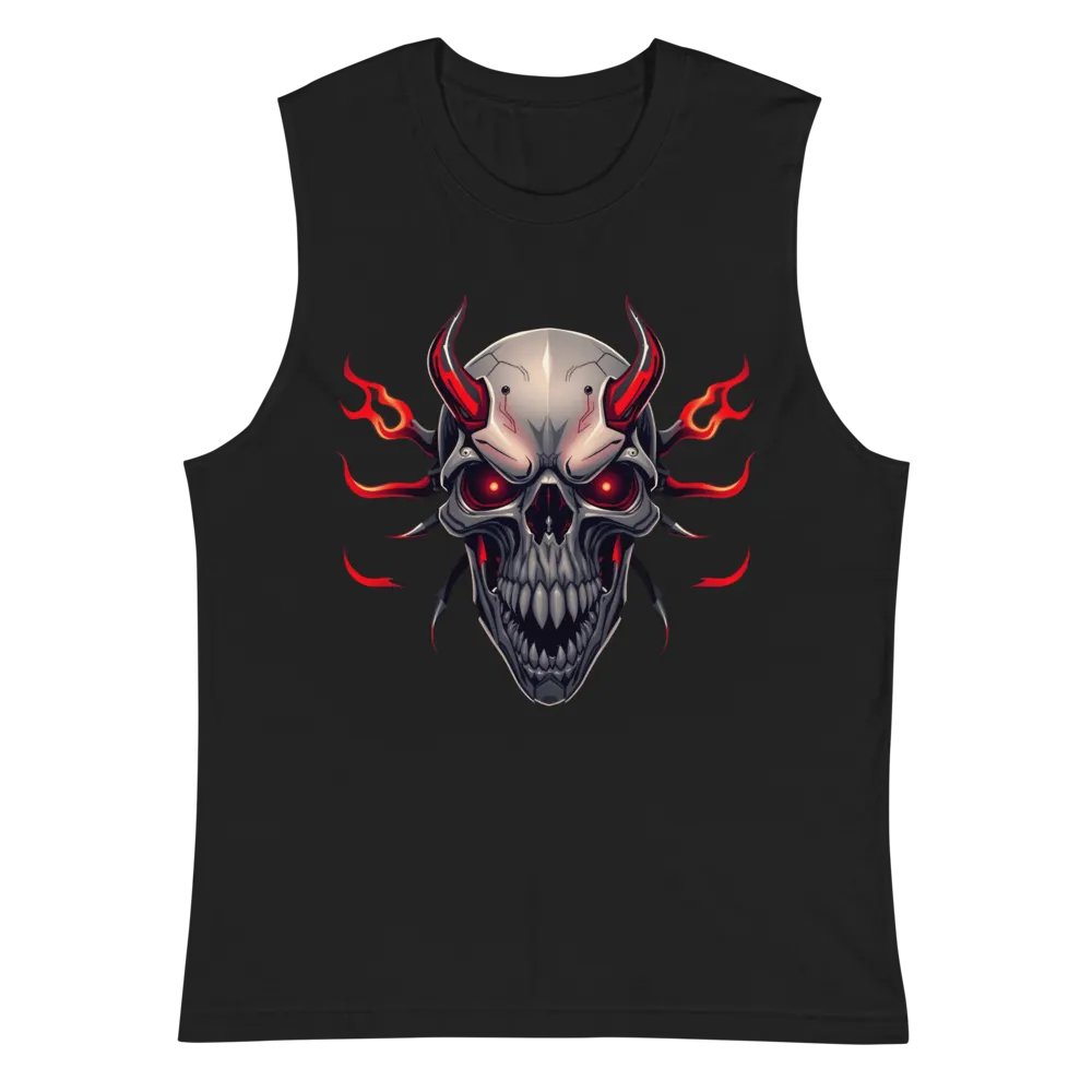 Menacing Skull Muscle Tank Bella+Canvas (Men's) product image (2)