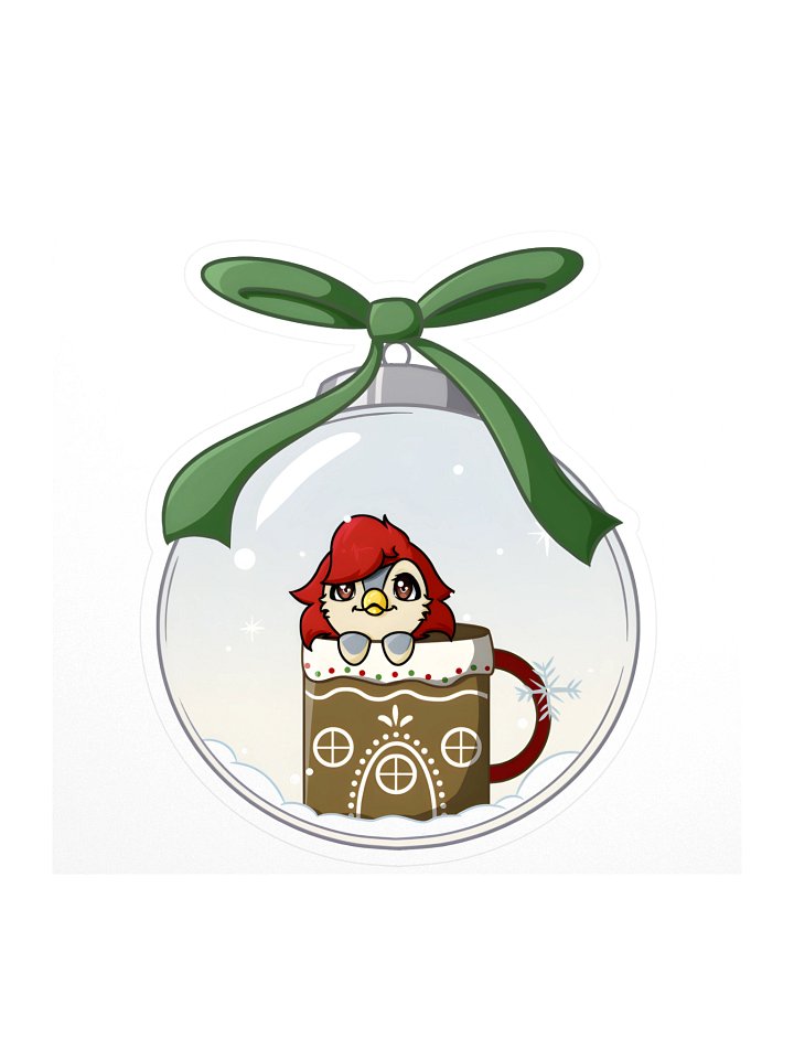 Ruby Ornament Sticker product image (1)