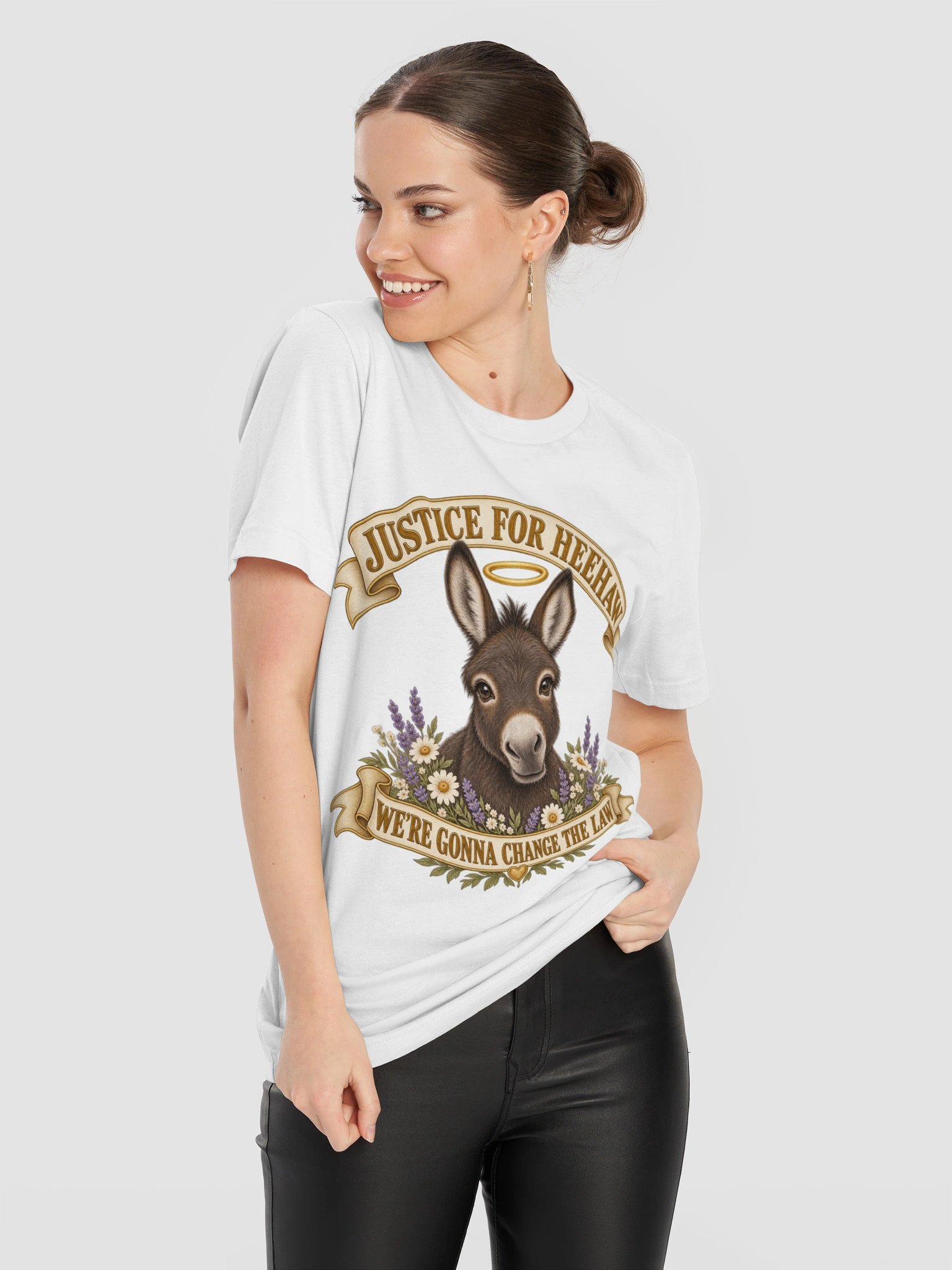 Justice For HeeHaw Classic Design Bella+Canvas Unisex Supersoft T-Shirt product image (12)