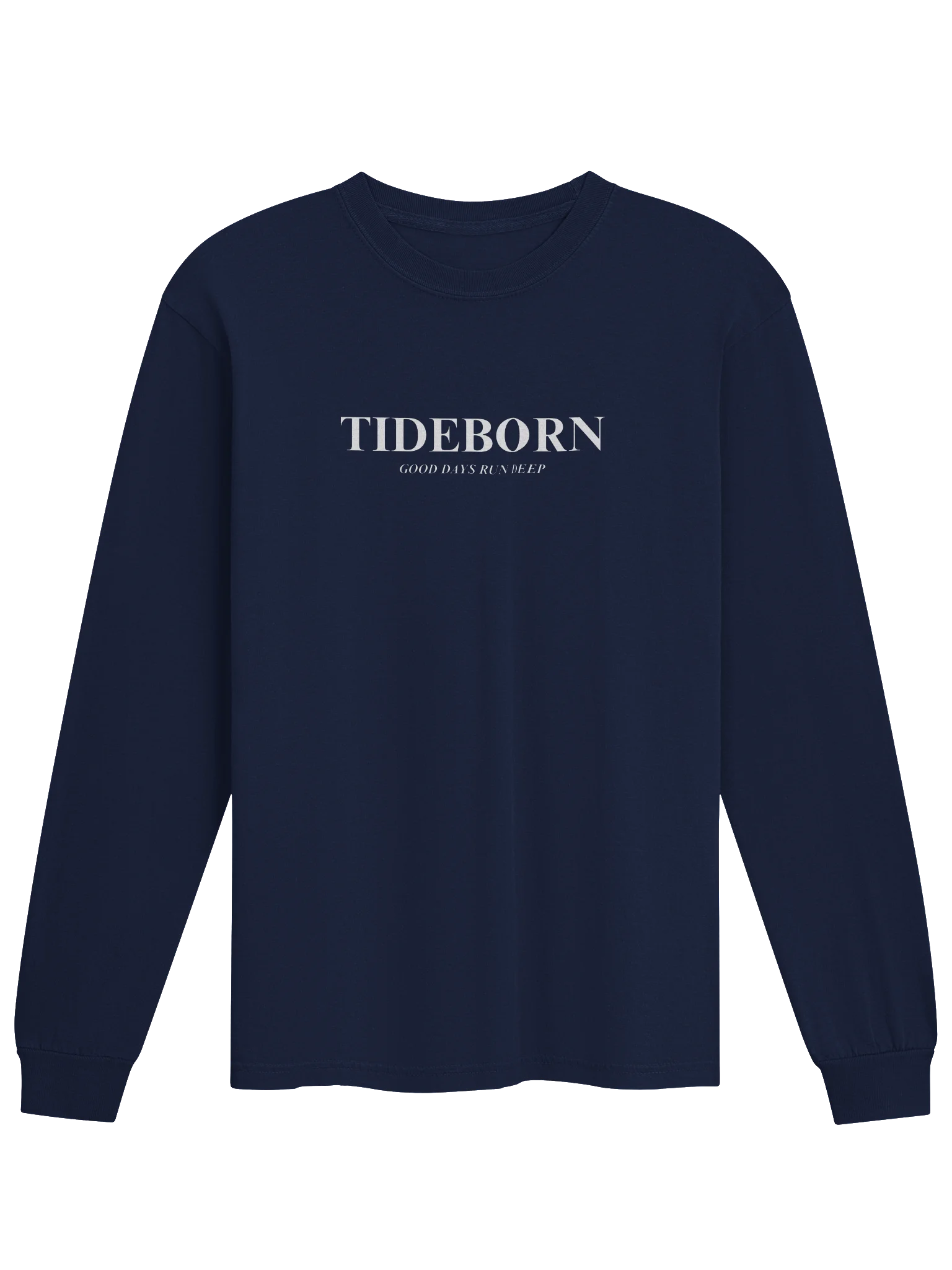 Navy Tideborn Long Sleeve Shirt product image (1)