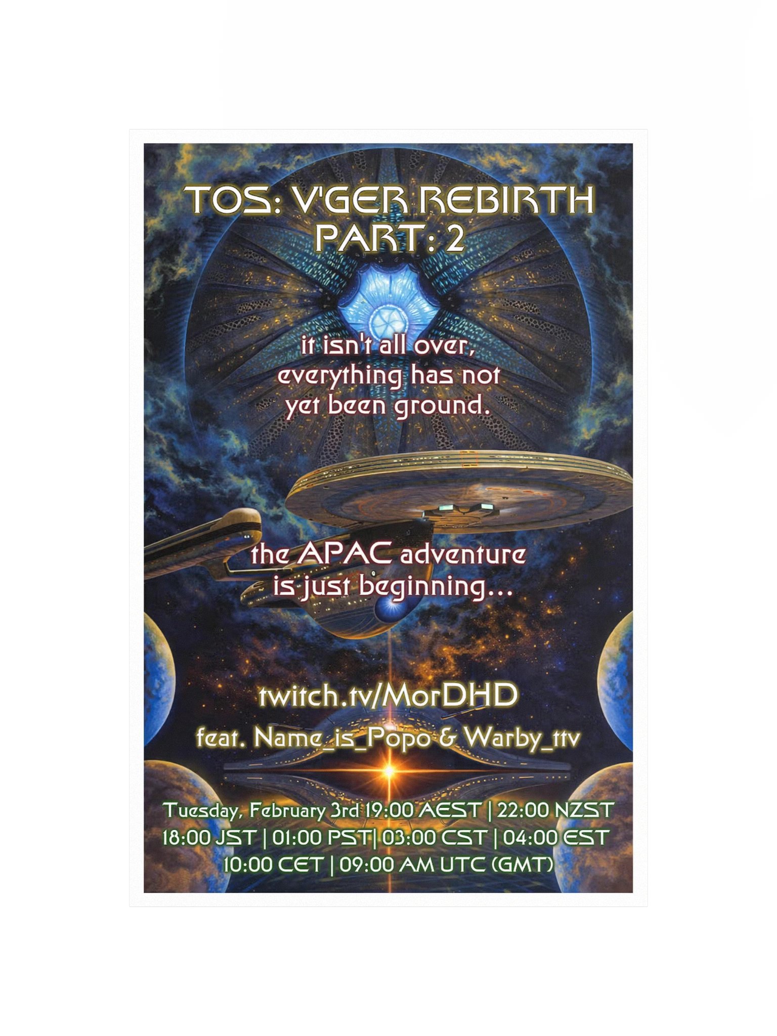 V'Ger Arcfall Pt.2 Poster - February 2026 product image (4)